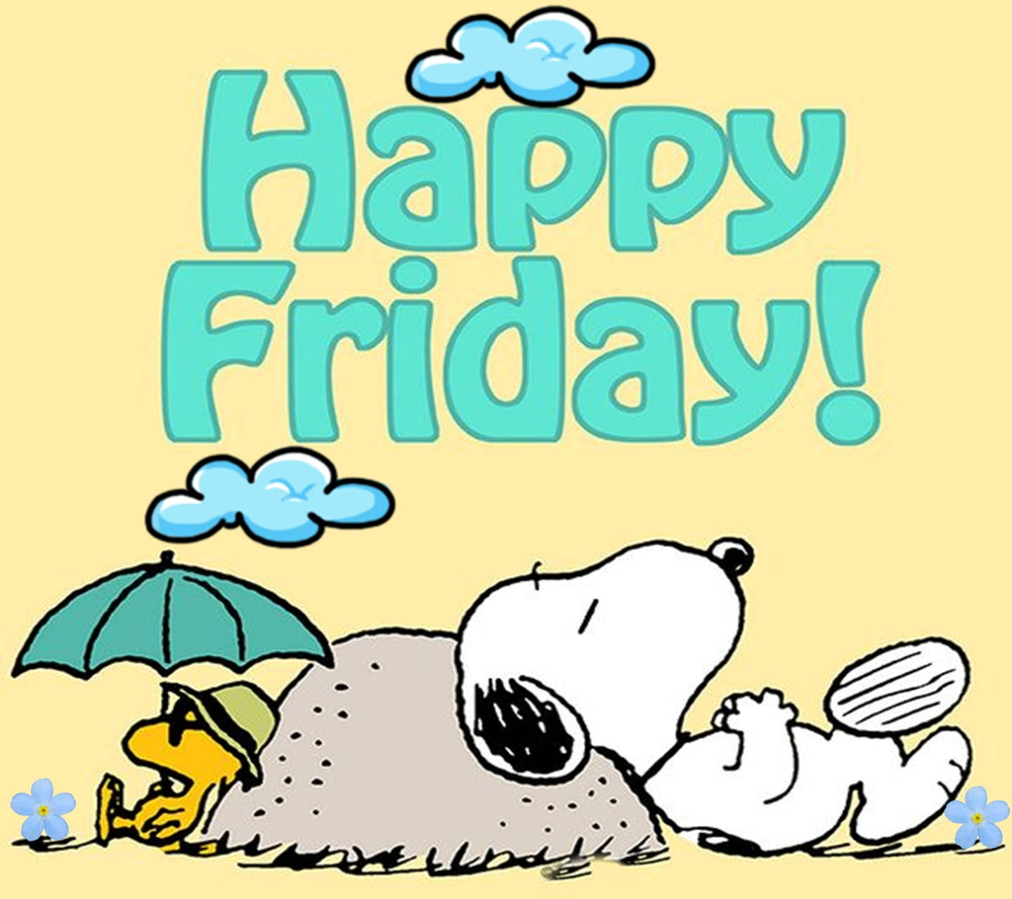 Happy Friday From Snoopy Wallpaper