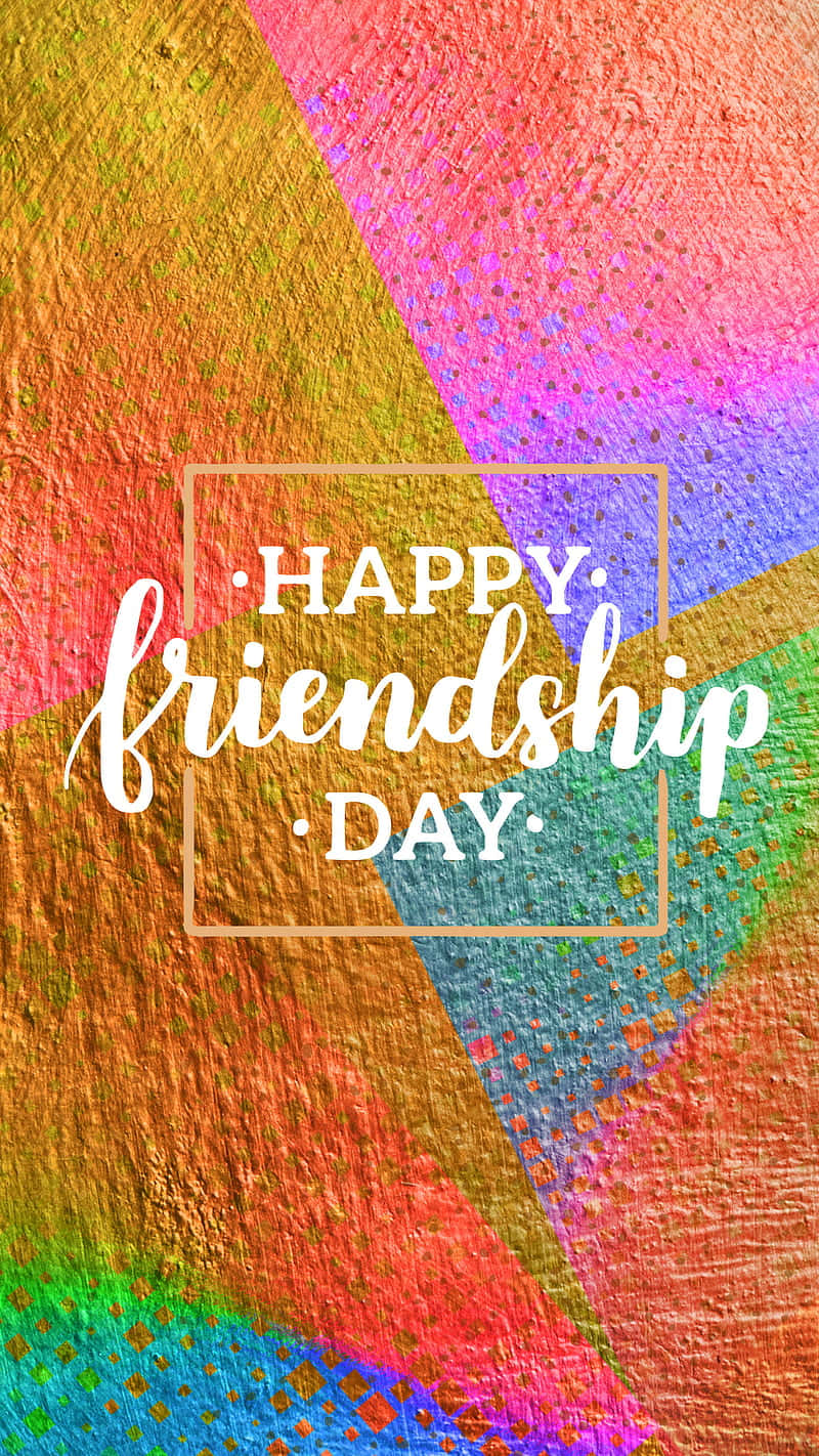 Happy Friendship Day Celebration Background Wallpaper