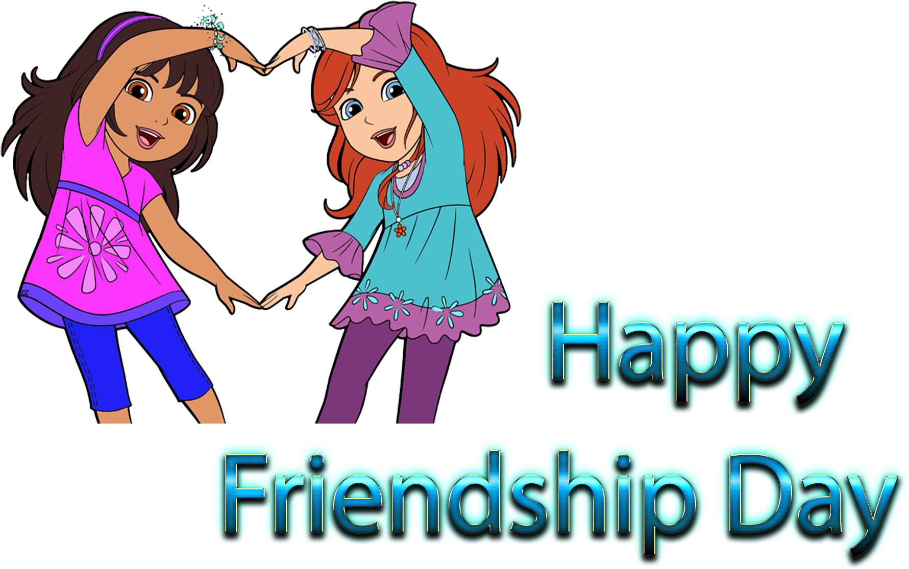 Happy Friendship Day Celebration PNG