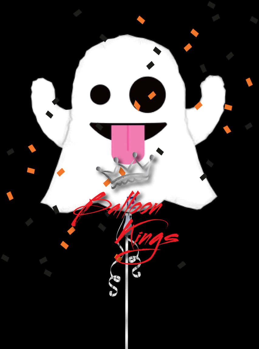 Happy Ghost Balloon PNG