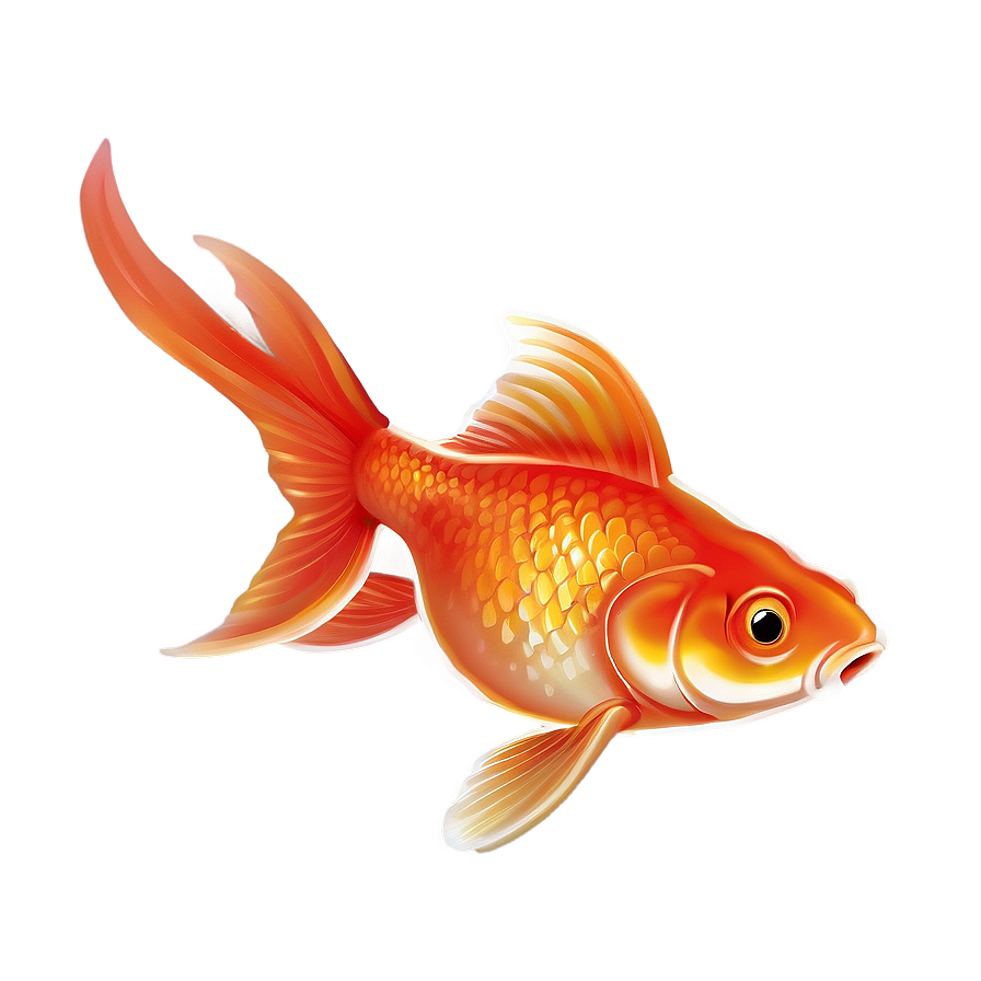 Download Happy Goldfish Png Ijr57 | Wallpapers.com