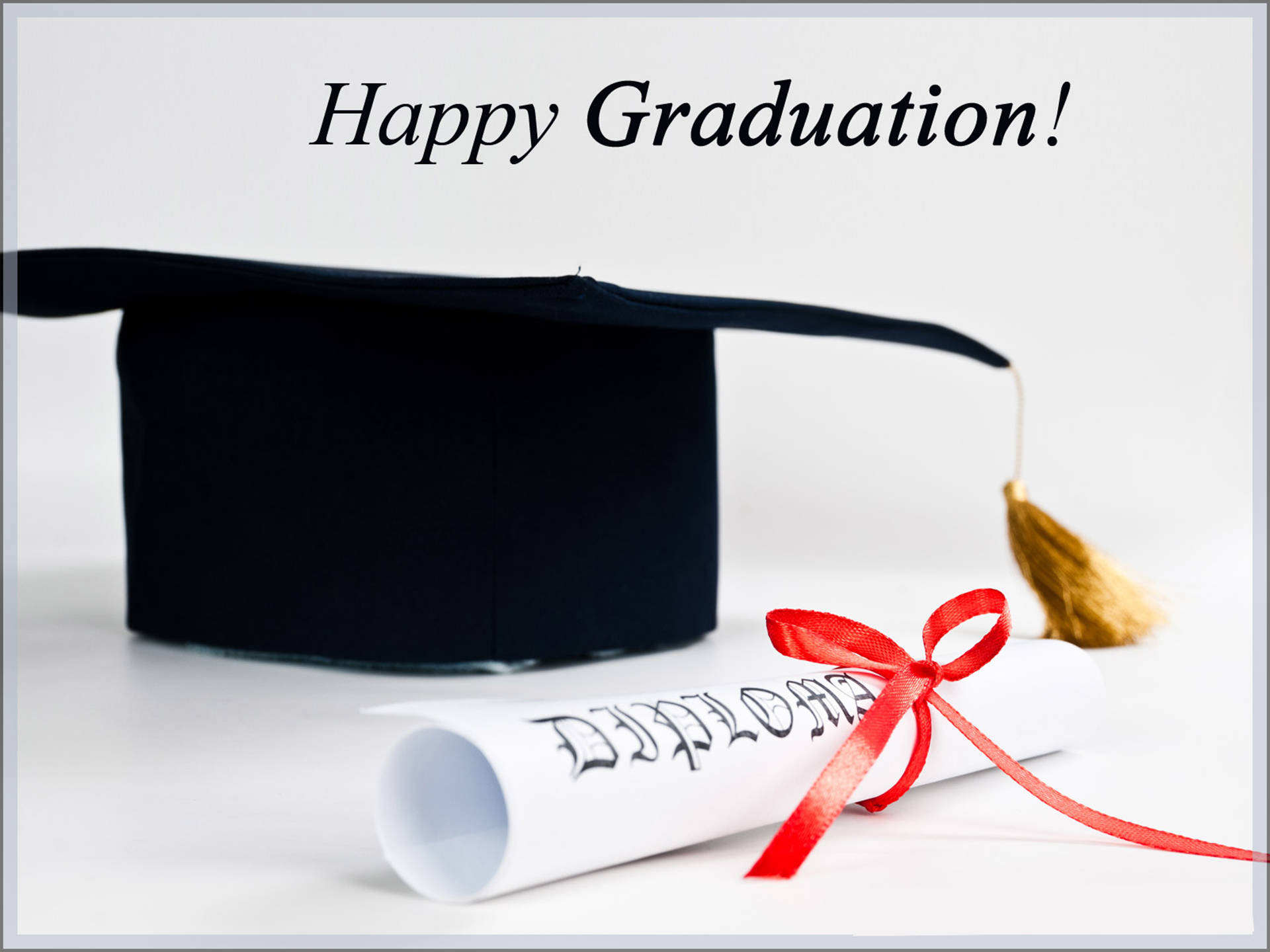 Happy Graduation Greeting Wallpaper