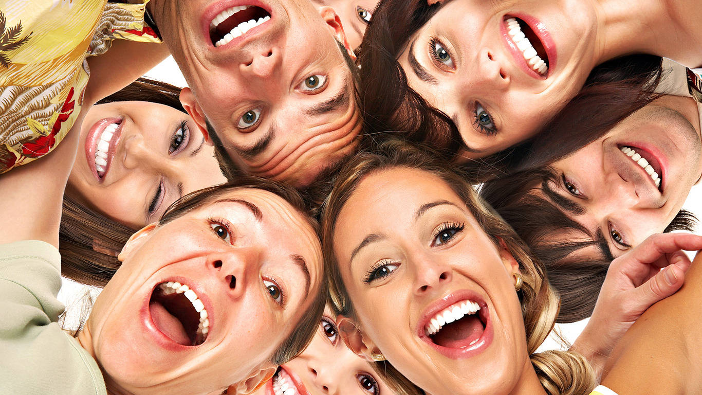 Happy Group Of People wallpaper.