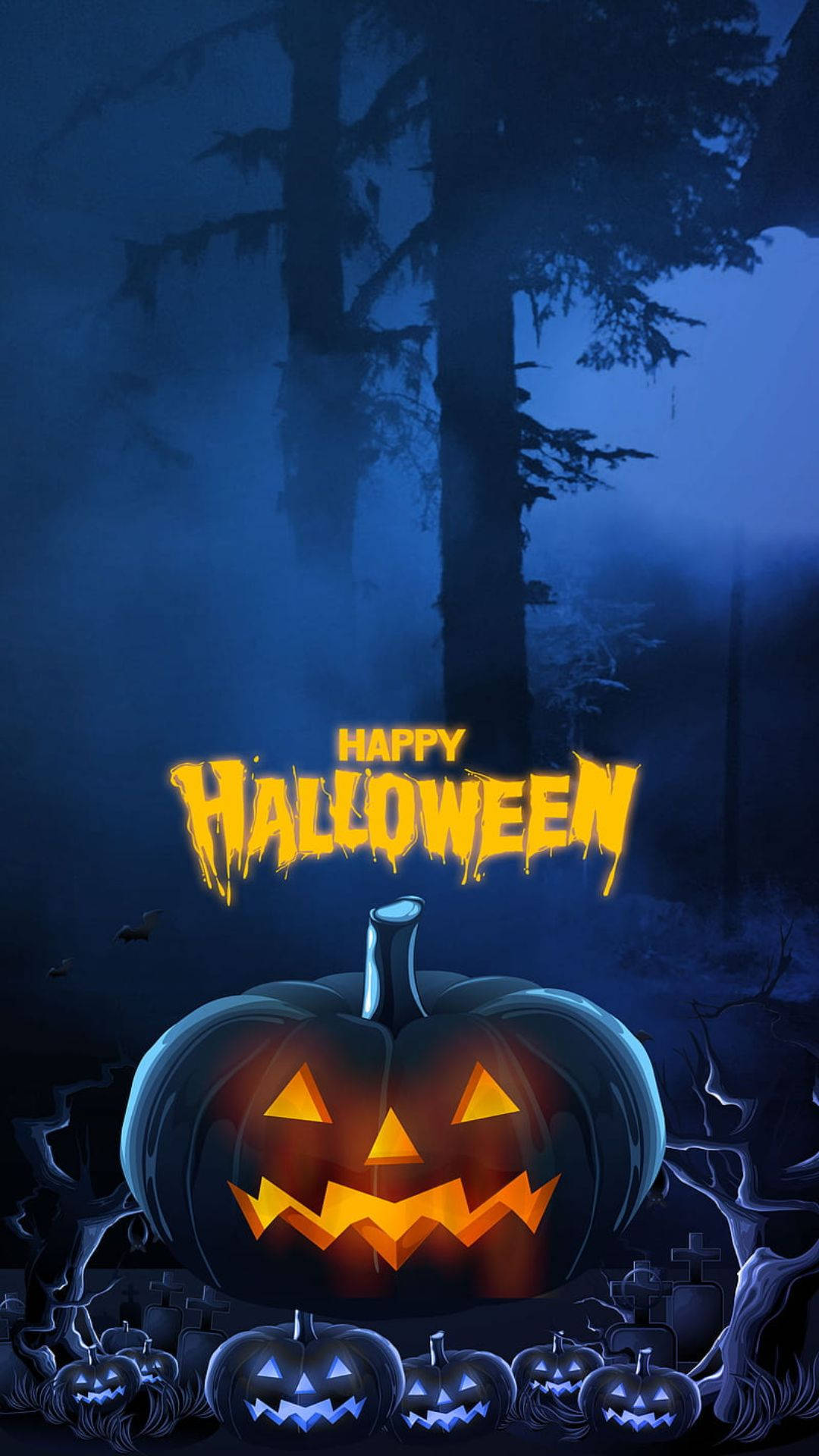 Få en skræmmende Halloween! Wallpaper