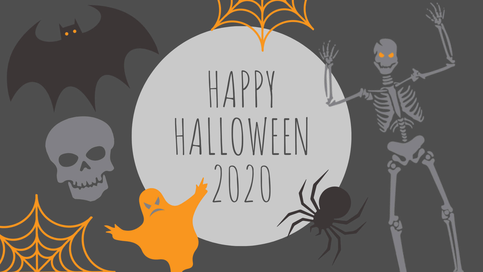 Celebrate Happy Halloween with this spooky image! Wallpaper