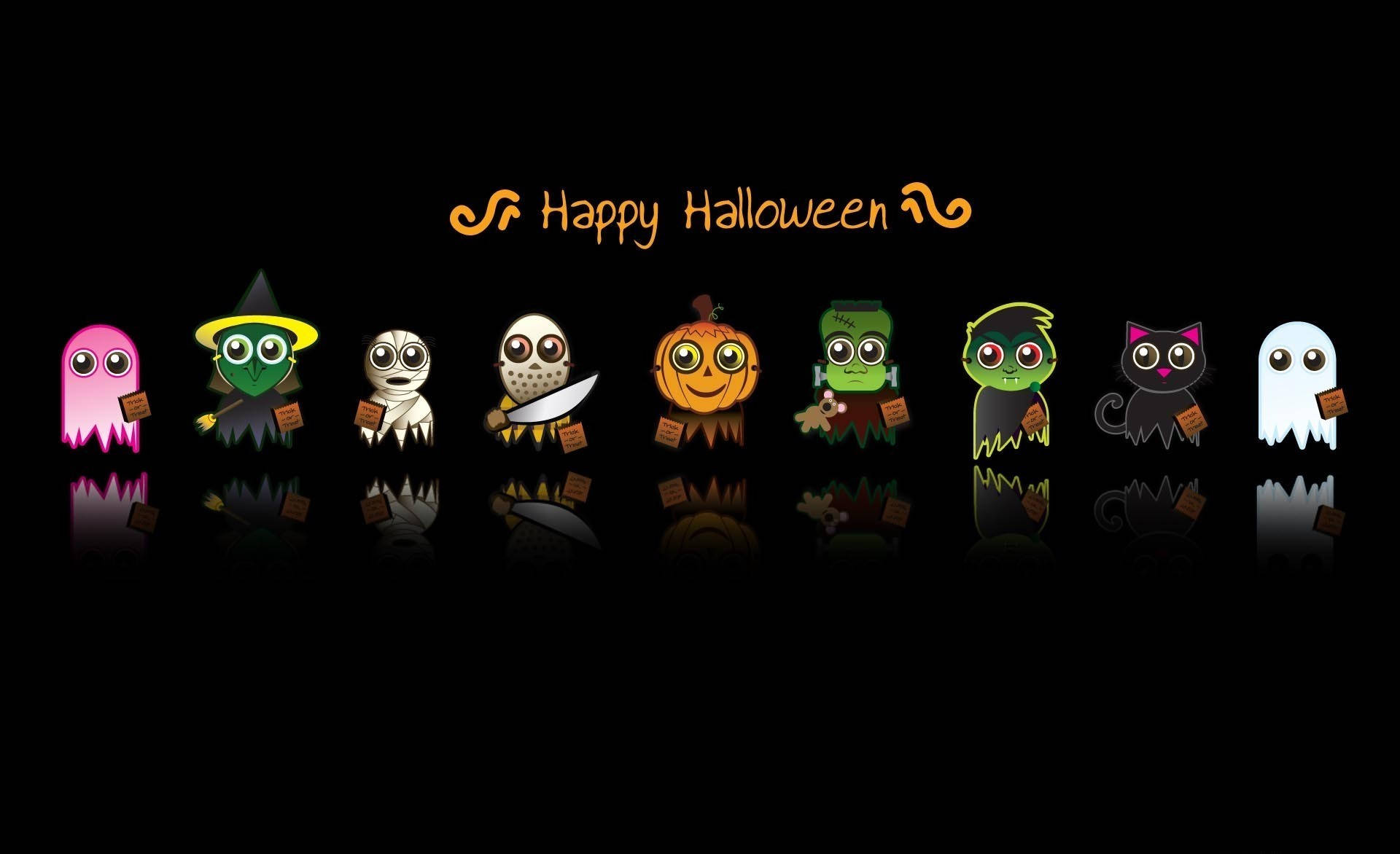 Glade Halloweendesktopbaggrund i HD Wallpaper