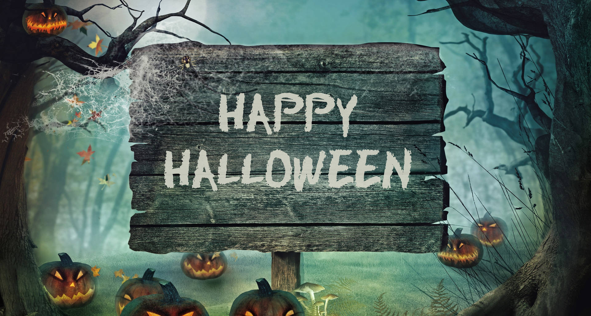 Get ready for a spooky Halloween! Wallpaper
