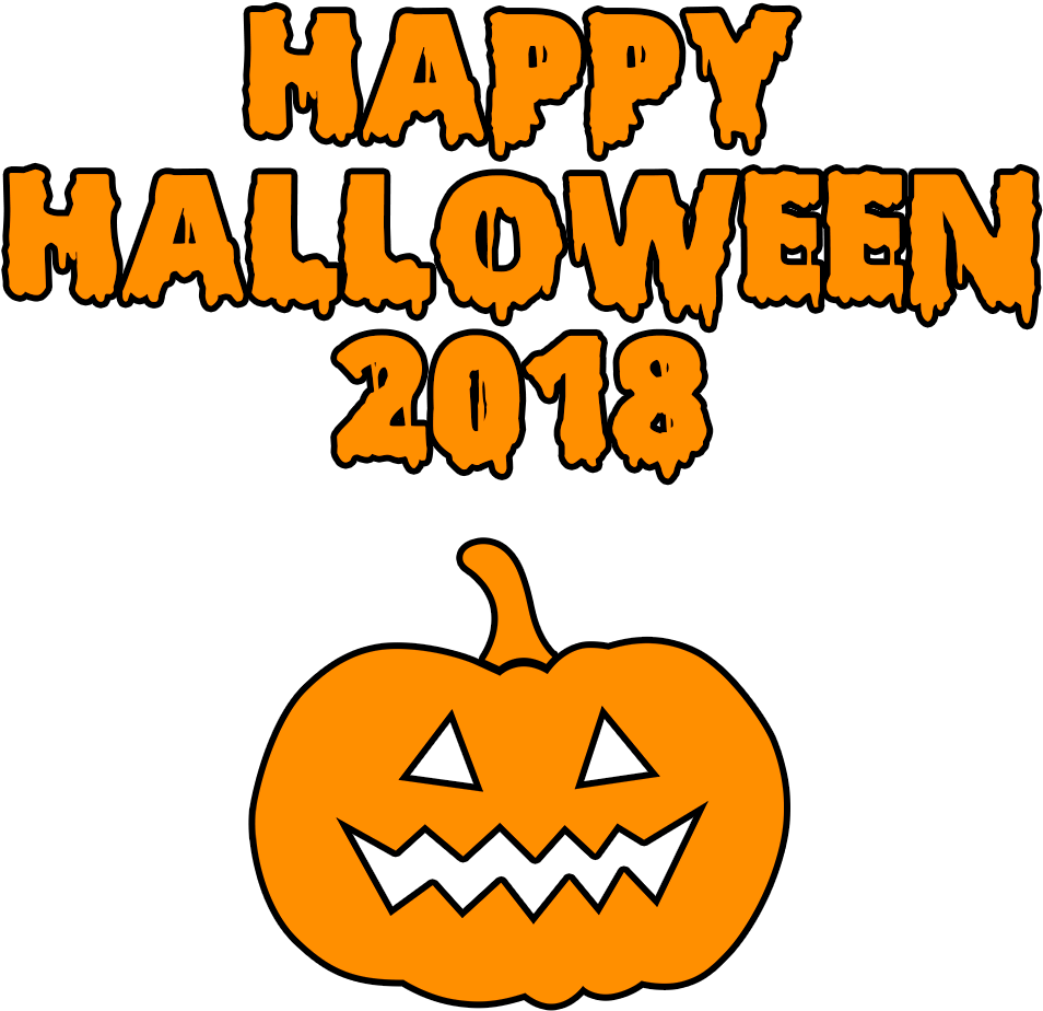 Happy Halloween2018 Pumpkin Graphic PNG