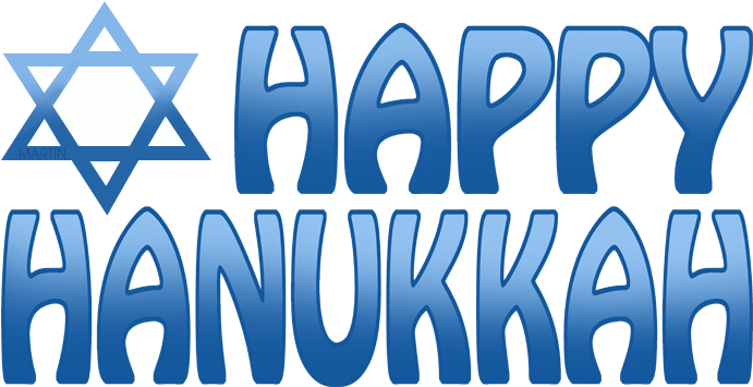 Happy Hanukkah Greeting Graphic PNG