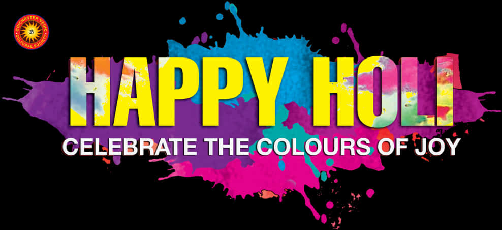 Download Happy Holi Celebration Banner | Wallpapers.com