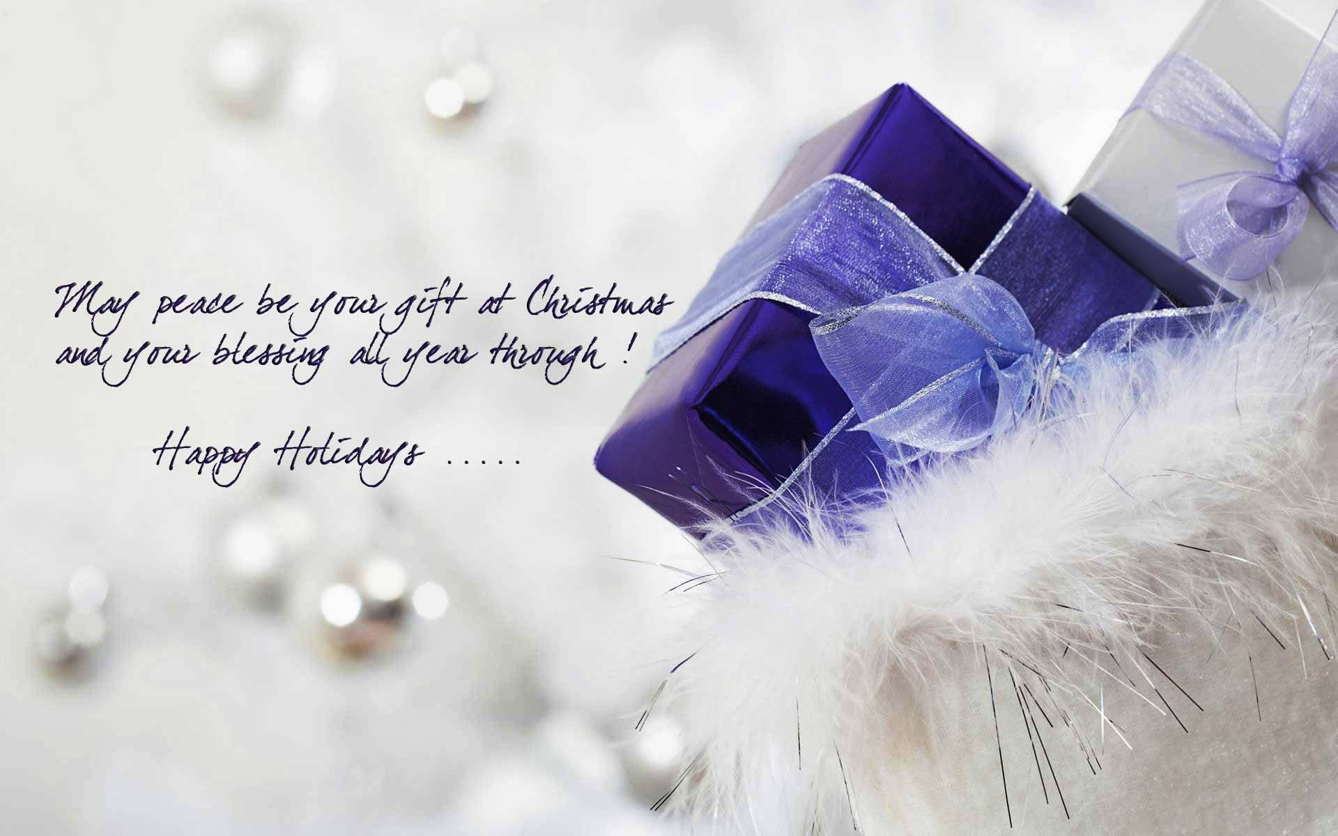 Happy Holidays Facebook Cover Quotes Wallpaper
