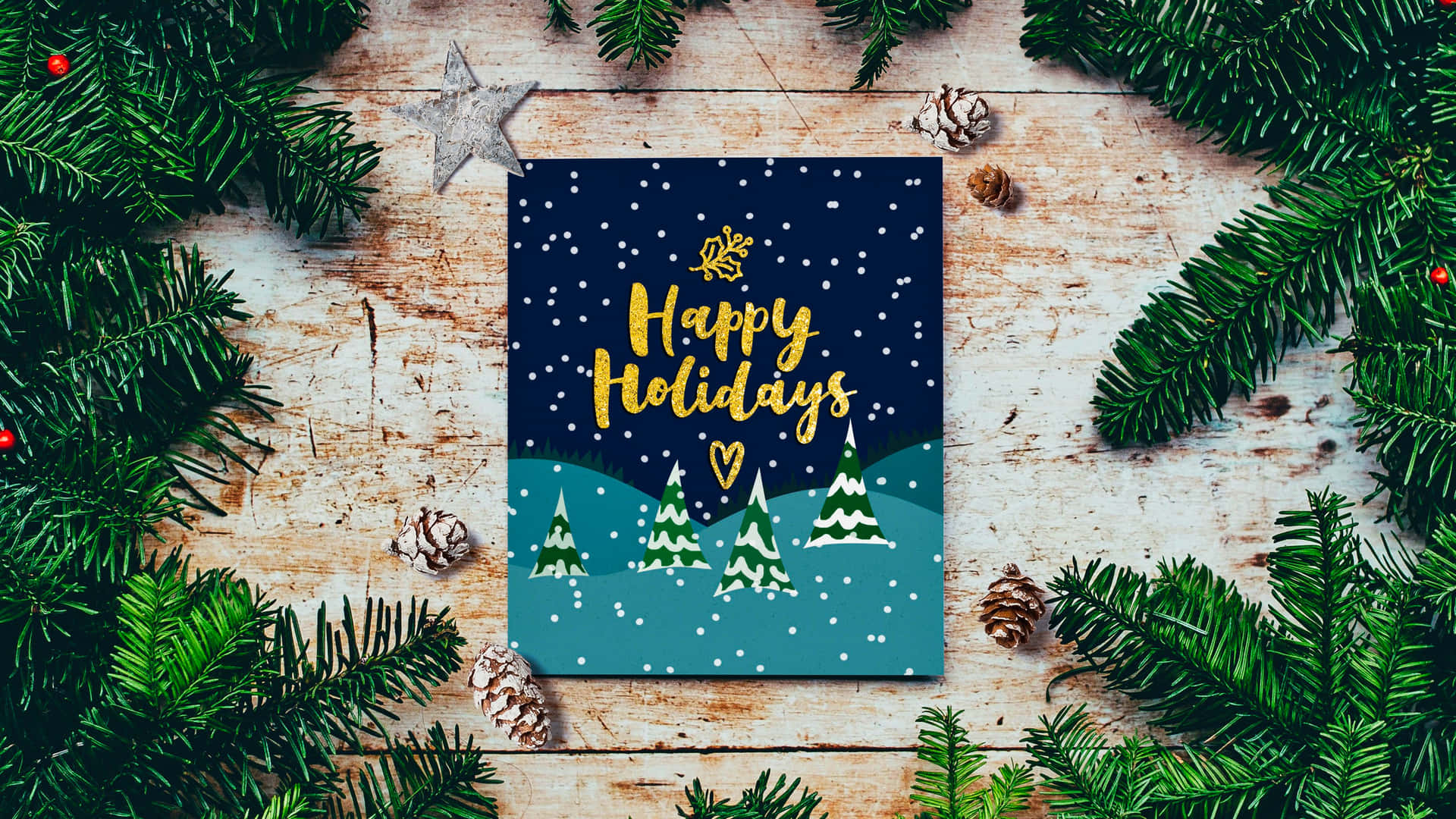 Happy Holidays Picture Frame