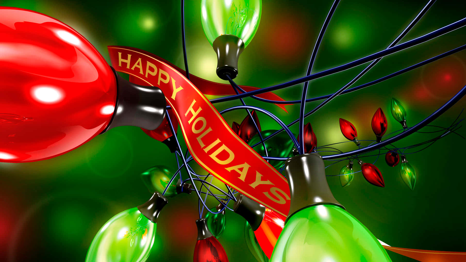 Red Green Happy Holidays Picture