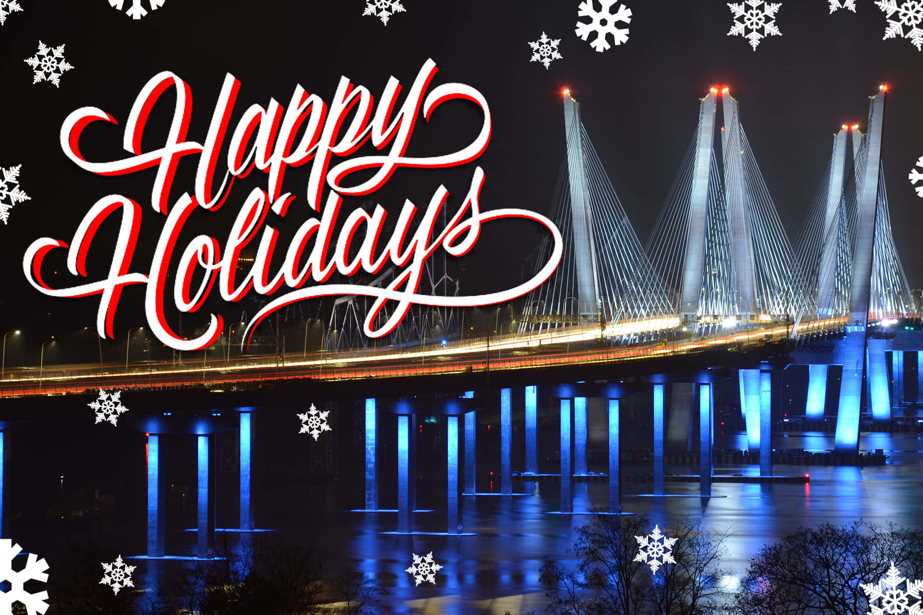 Happy Holidays Picture Bridge