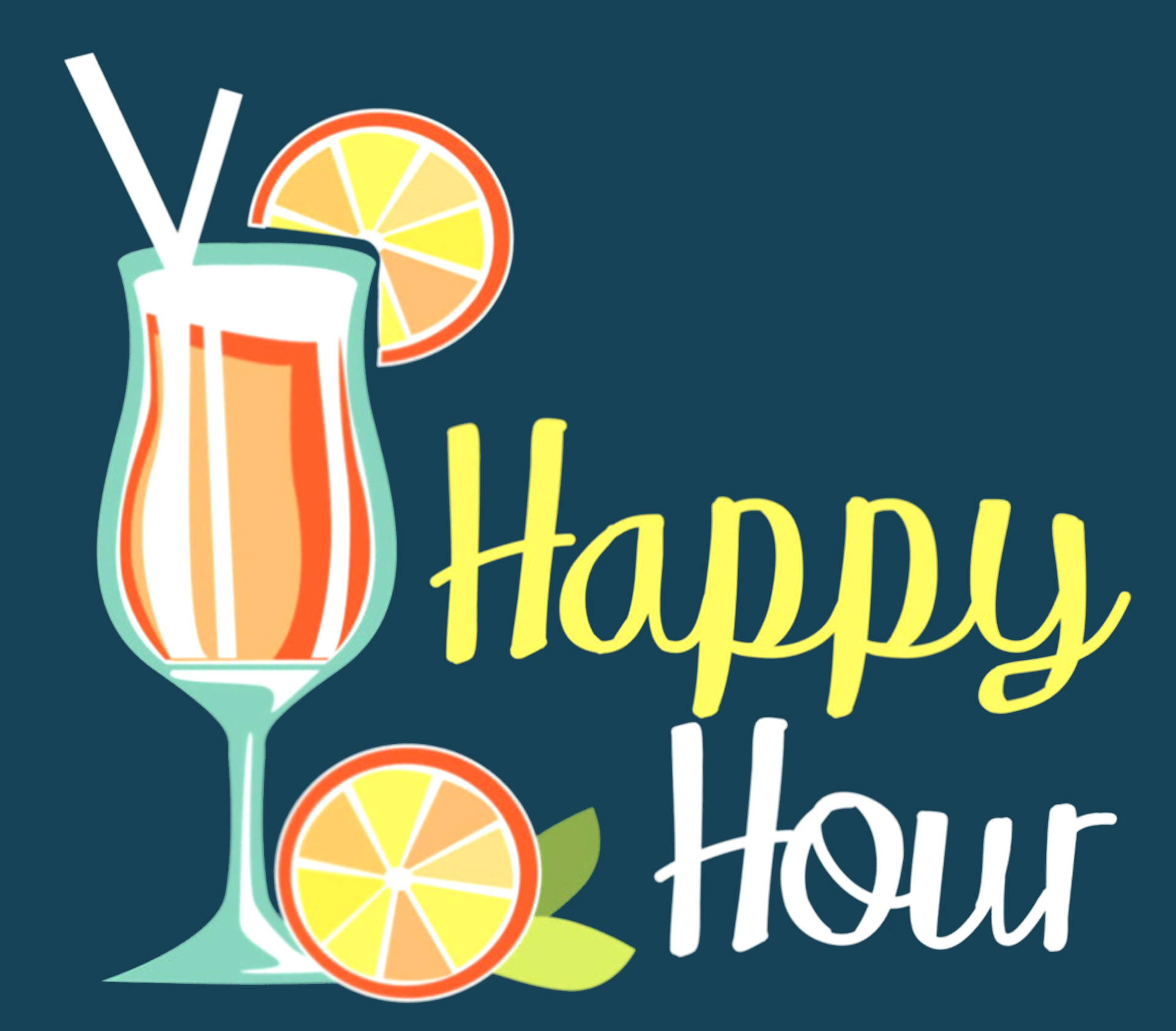 Happy Hour Cocktail Wallpaper