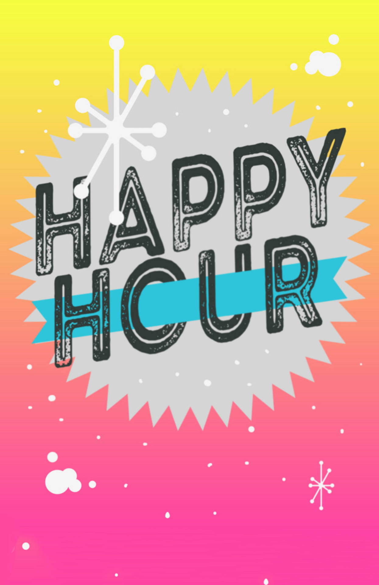 Happy Hour Creative Art Wallpaper