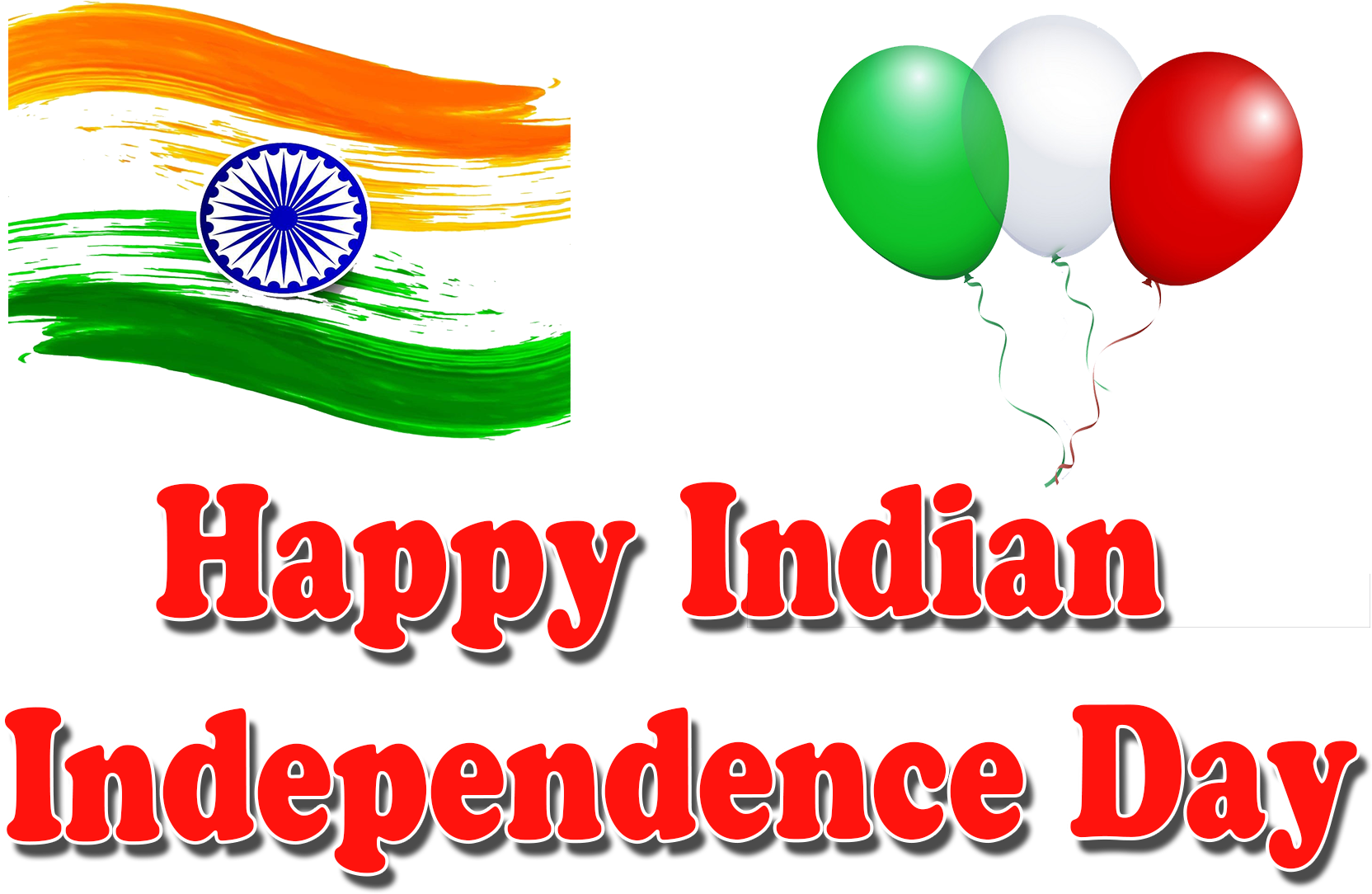 Happy Indian Independence Day Celebration PNG