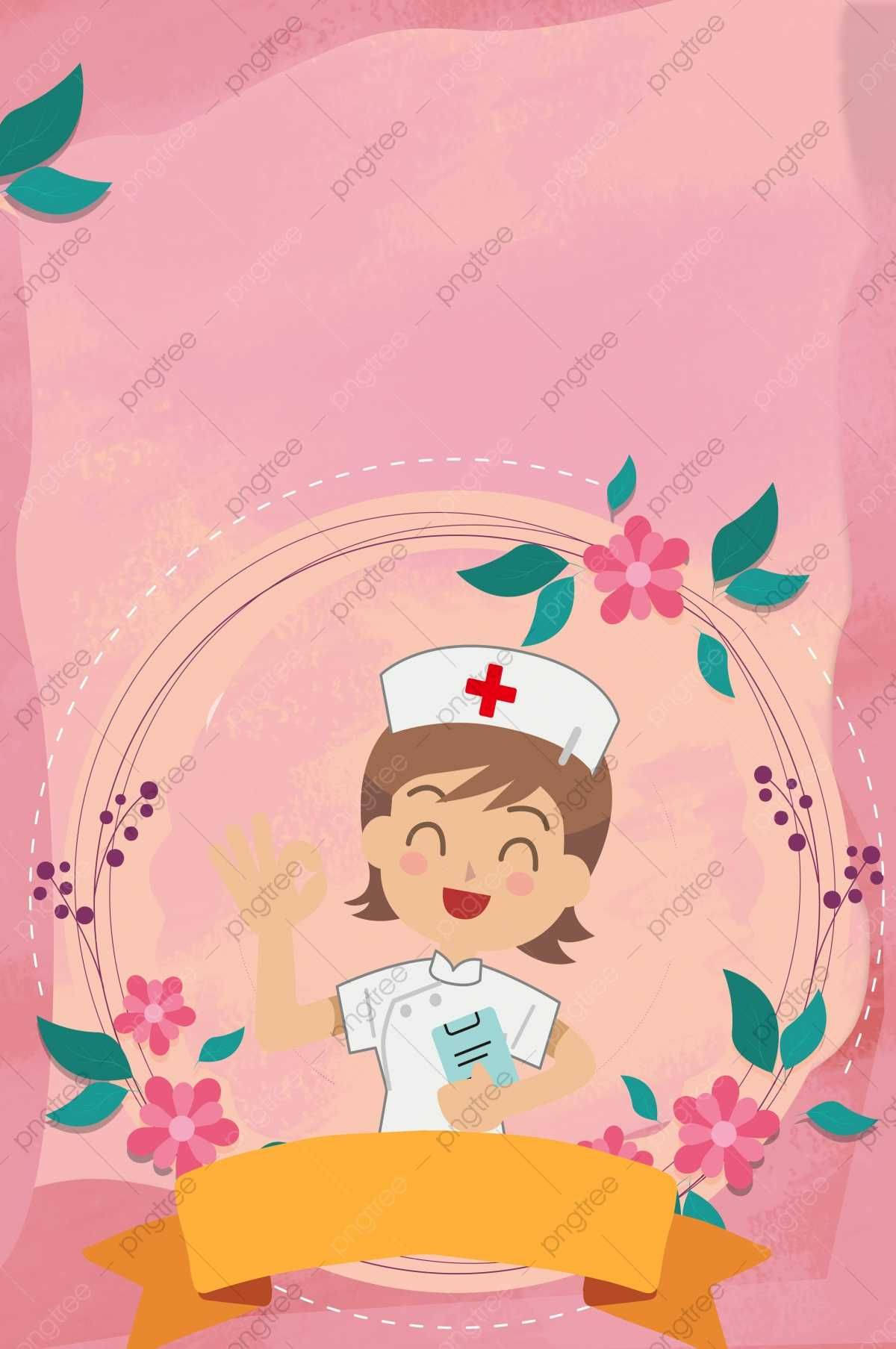 Cute Nurse Love Pastel Fabric  Printable scrapbook paper Nurse love Cute  nurse