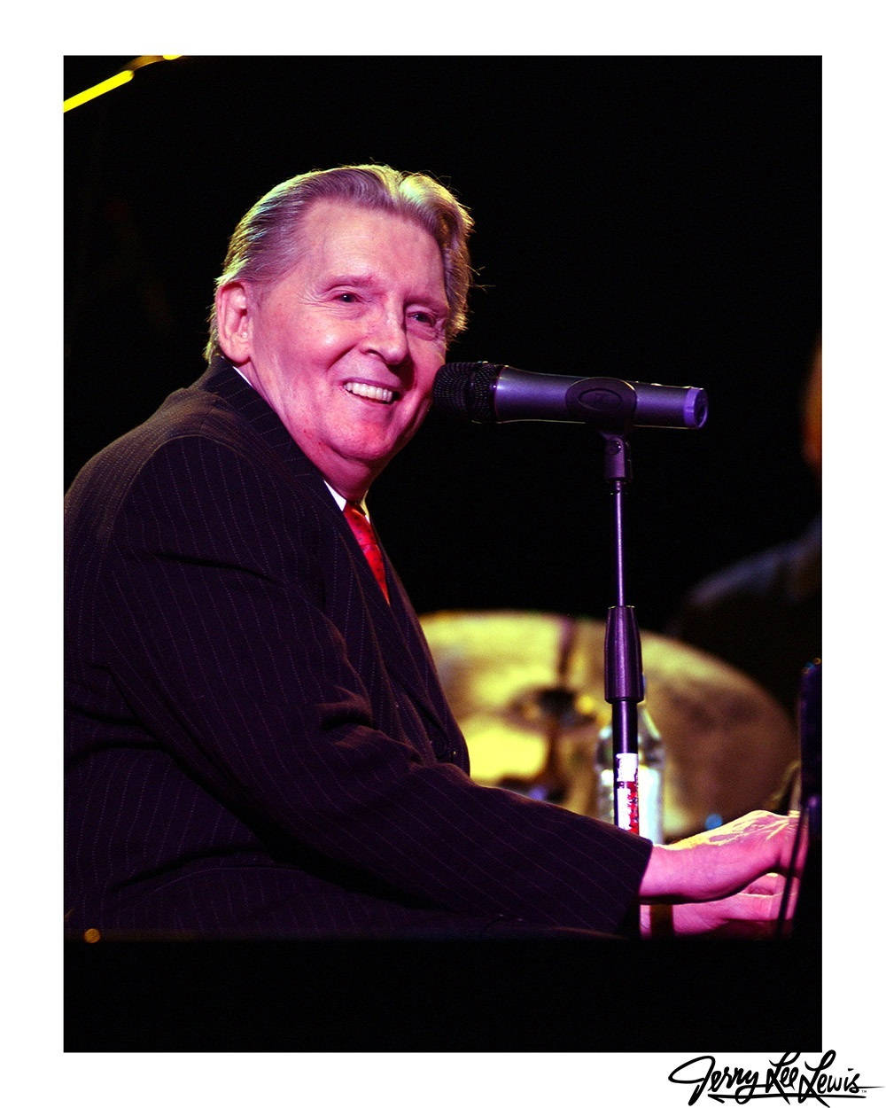 Happy Jerry Lee Lewis On Stage