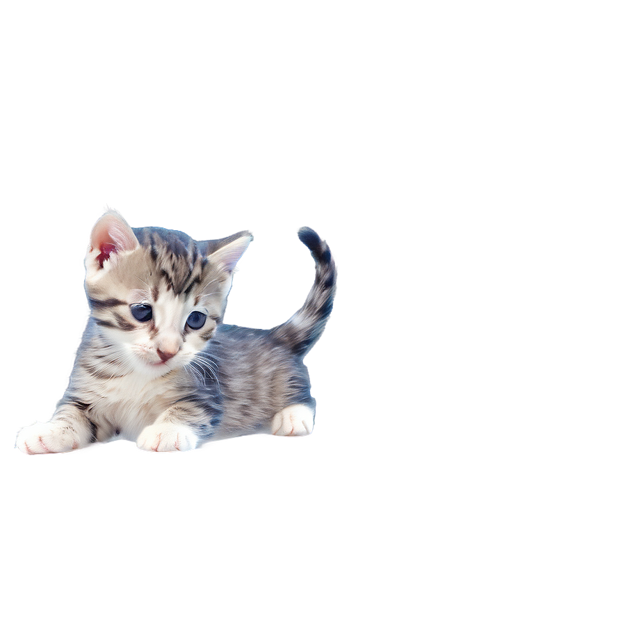 Happy Kitten Graphic Png 06242024 PNG