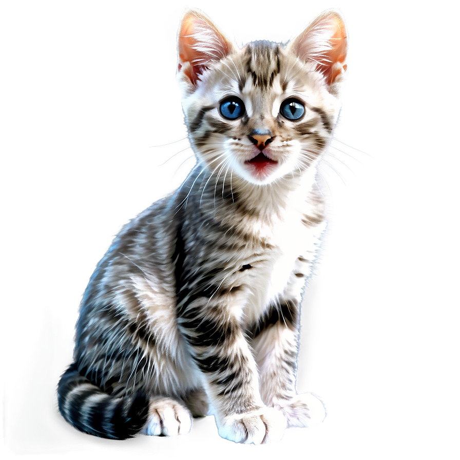 Happy Kitten Graphic Png Evi PNG