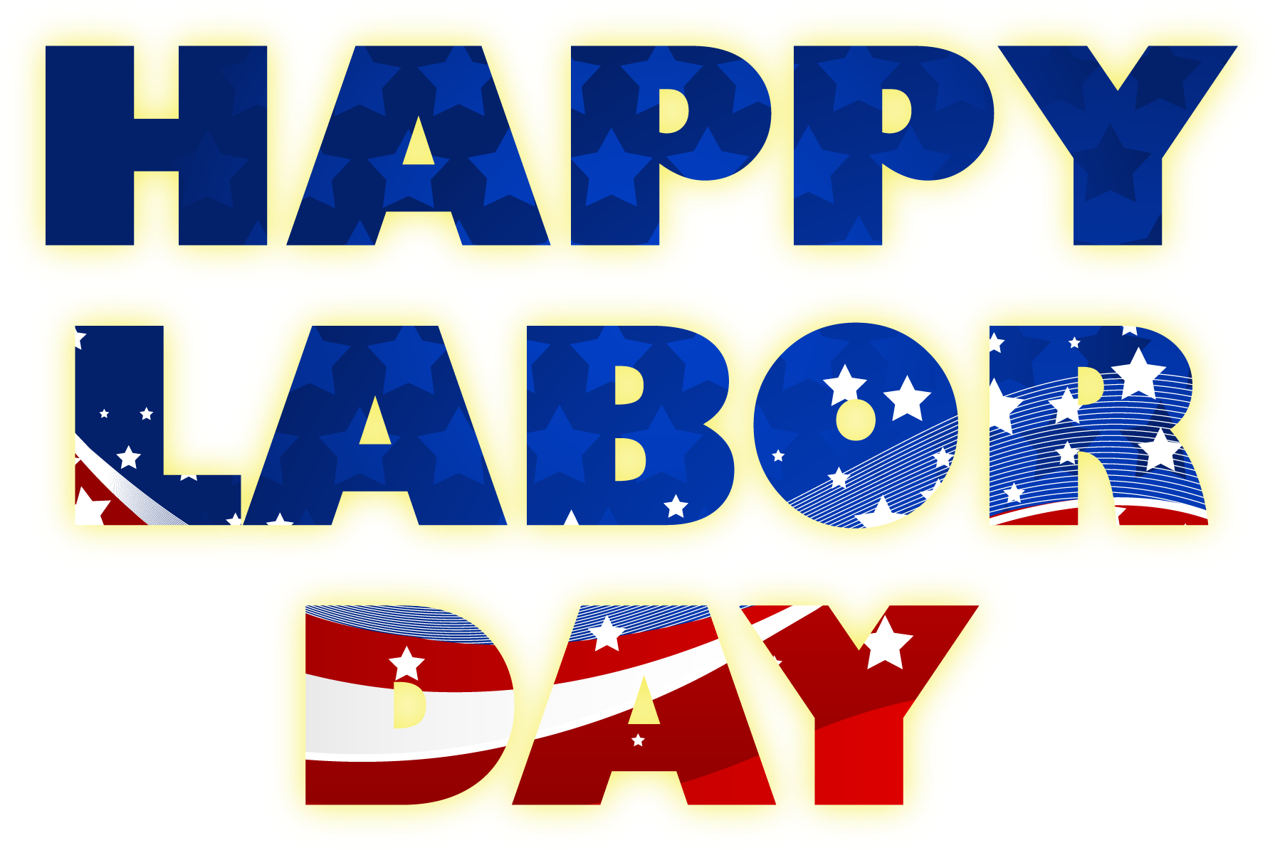Happy Labor Day Celebration Graphic PNG