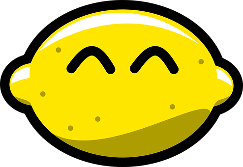 Happy Lemon Emoji PNG