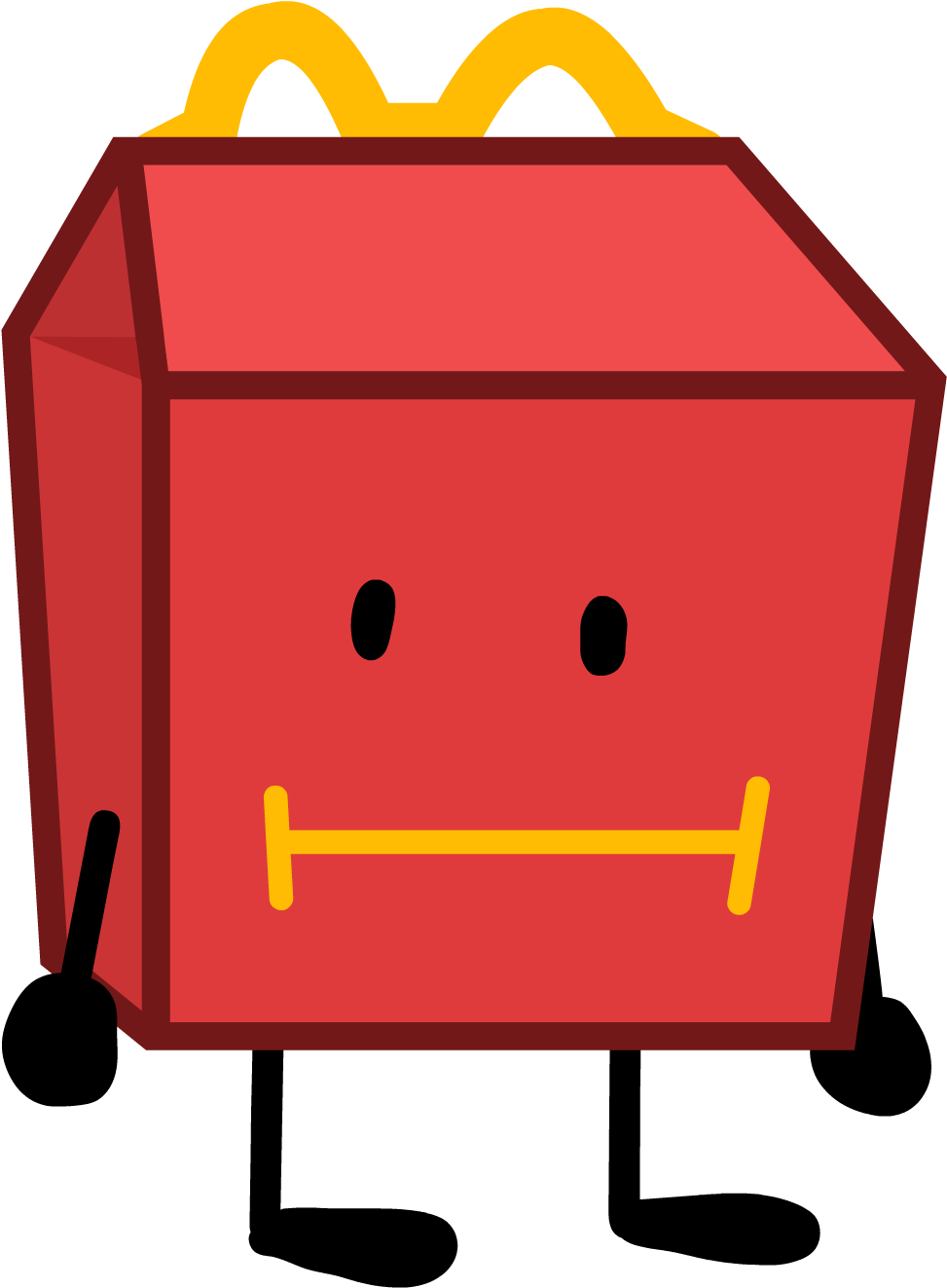 Happy Meal Box Character PNG