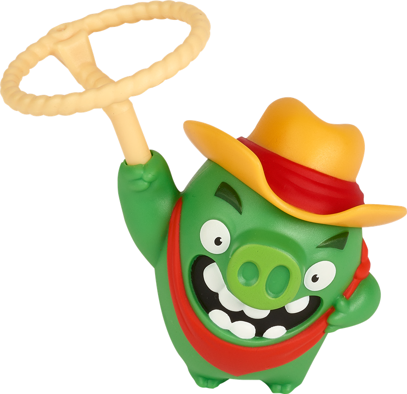 Happy Meal Toy Green Characterwith Hat PNG