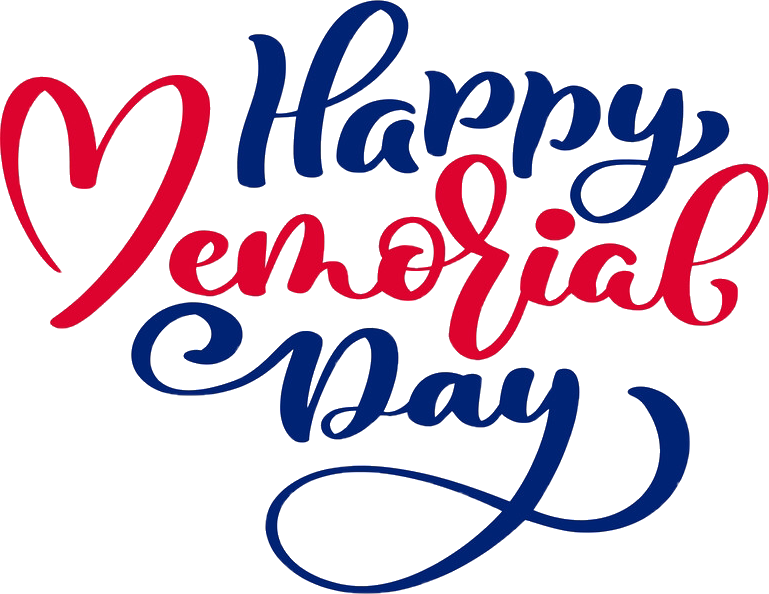 Download Happy Memorial Day Cursive Text | Wallpapers.com