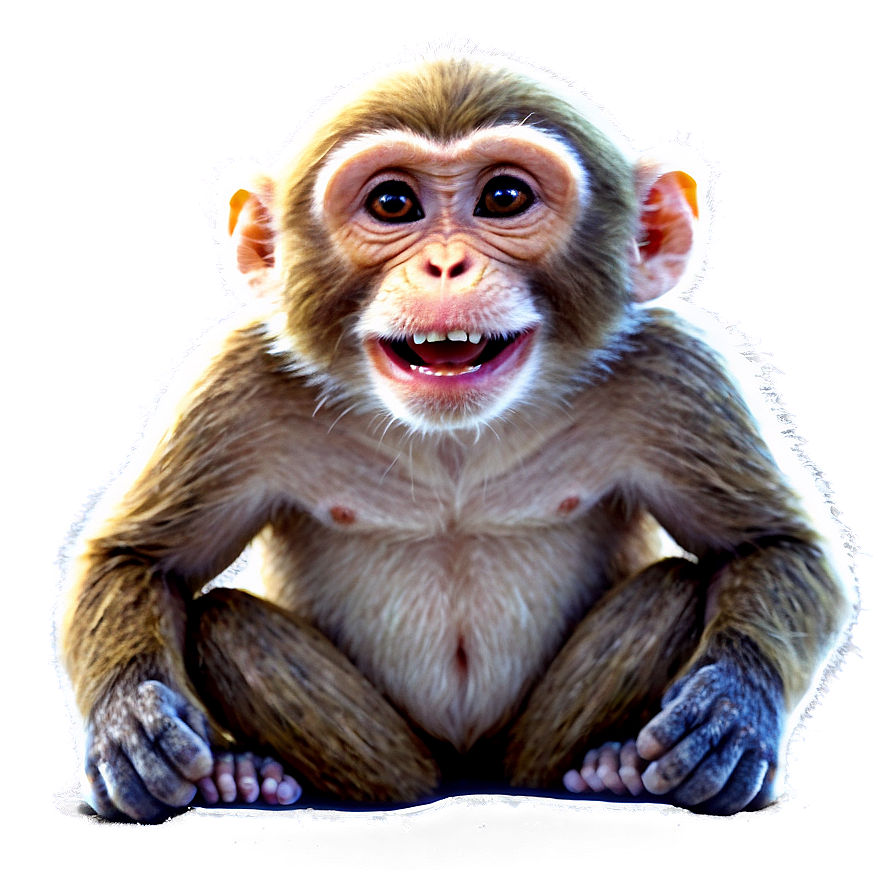 Happy Monkey Png Lba PNG