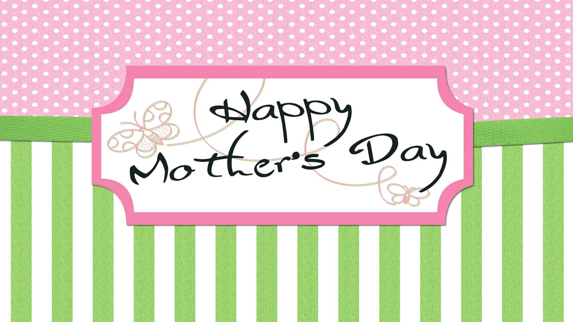 Tarjetade Felicitación Por El Día De La Madre Feliz. Fondo de pantalla