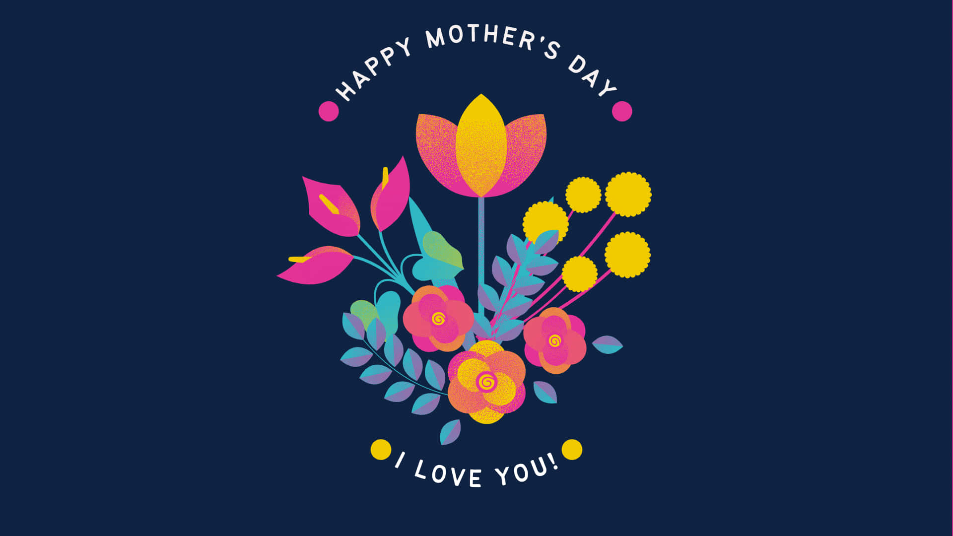 Fejr denne mors dag med kærlighed! Wallpaper
