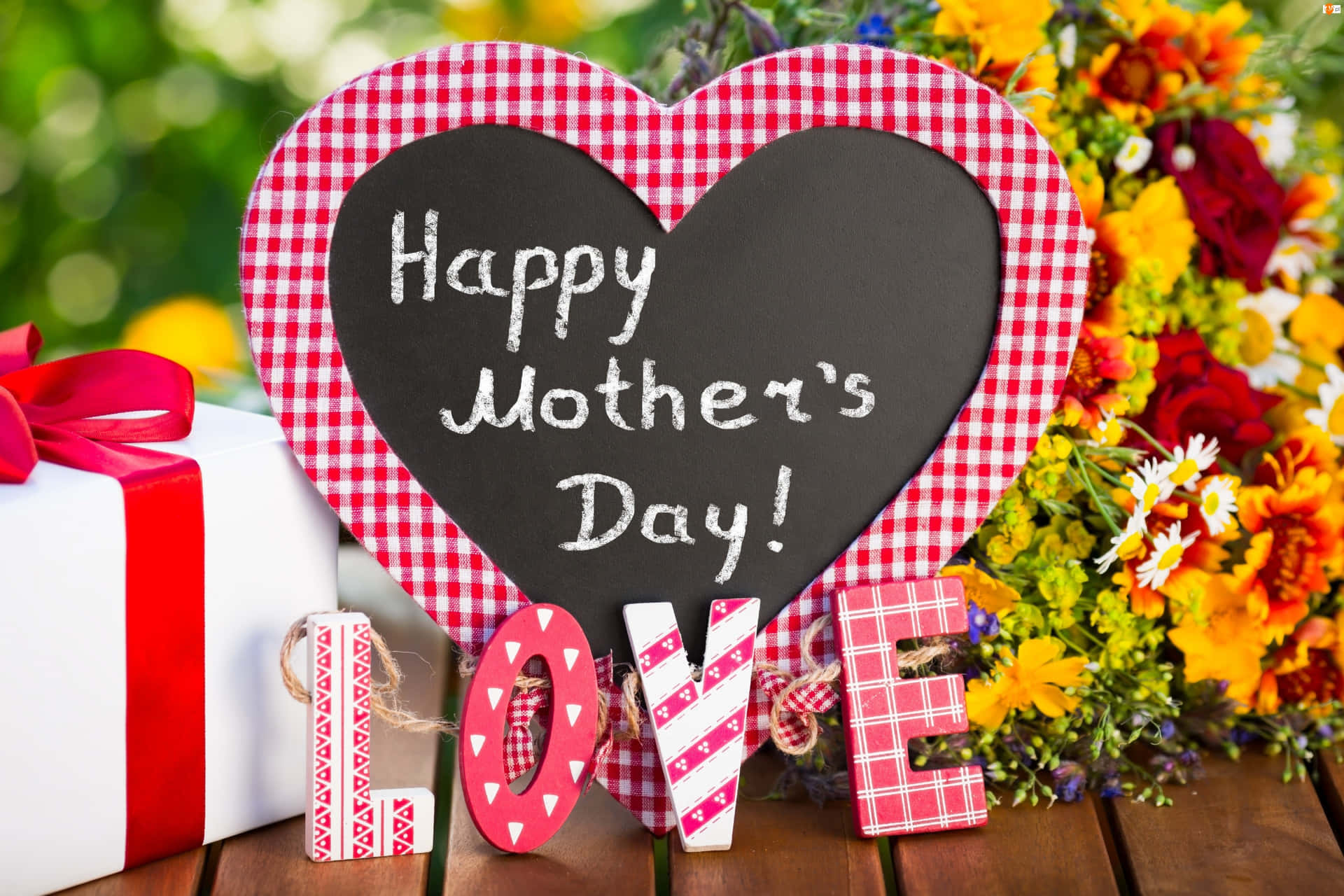 Happy Mothers Day Gifts And Flowers Hd Wallpaper