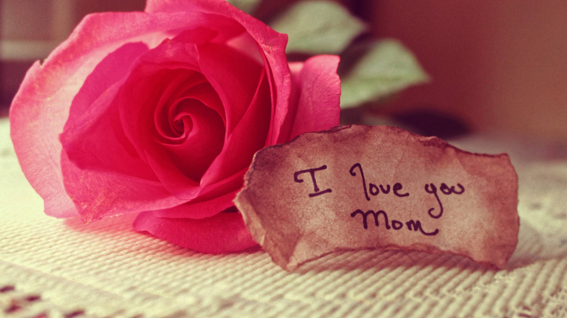 Happy Mothers Day I Love You Wallpaper