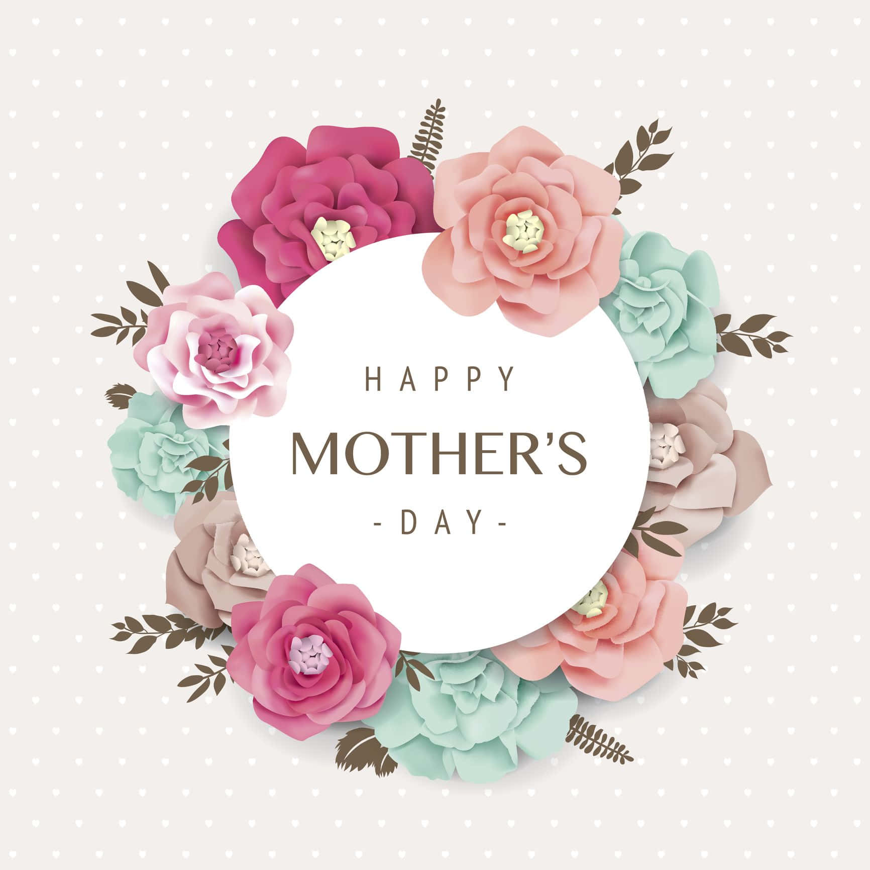 Umlindo Cartão Para Celebrar O Feliz Dia Das Mães