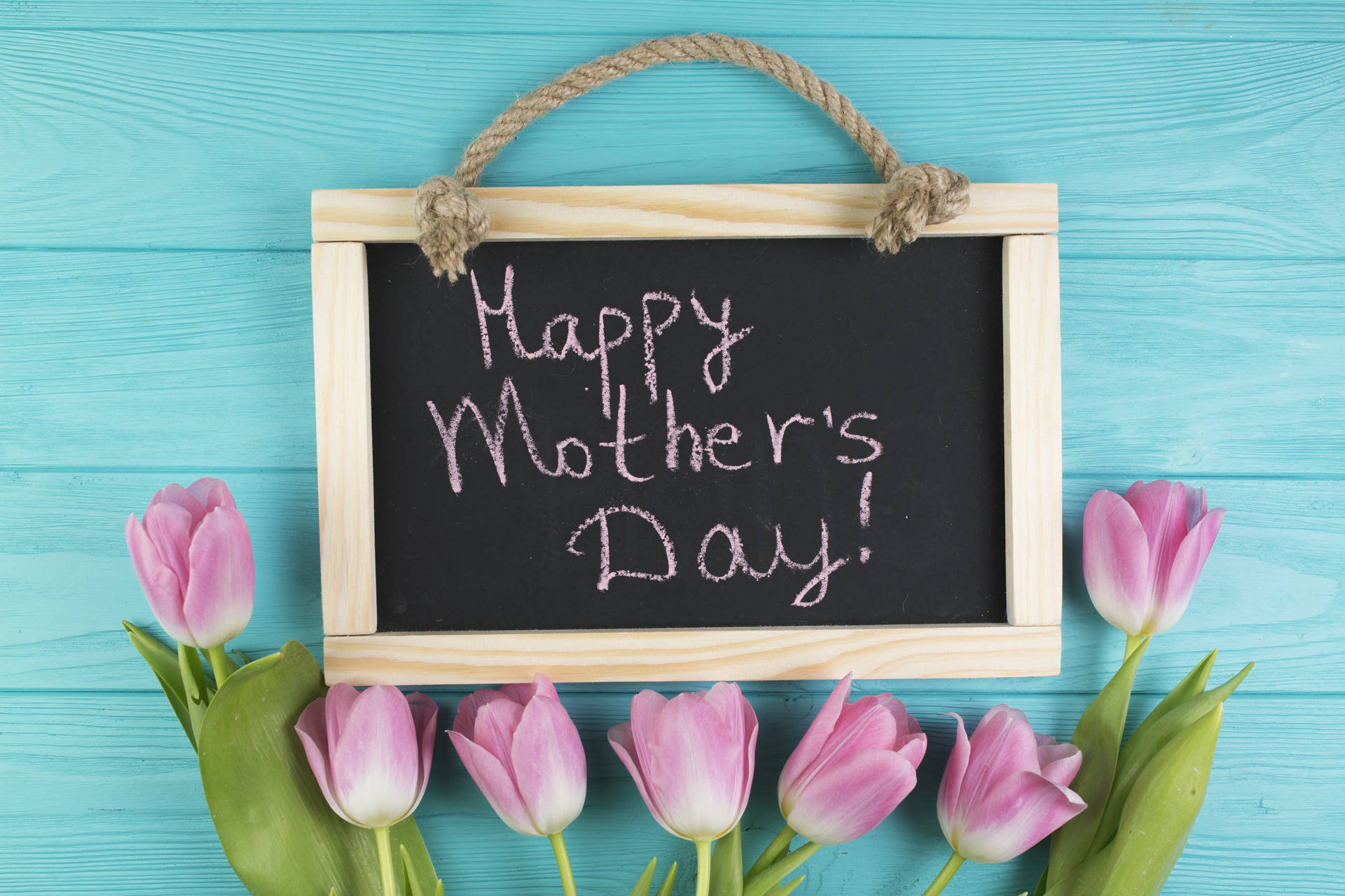 Happy Mothers Day Seven Roses Wallpaper