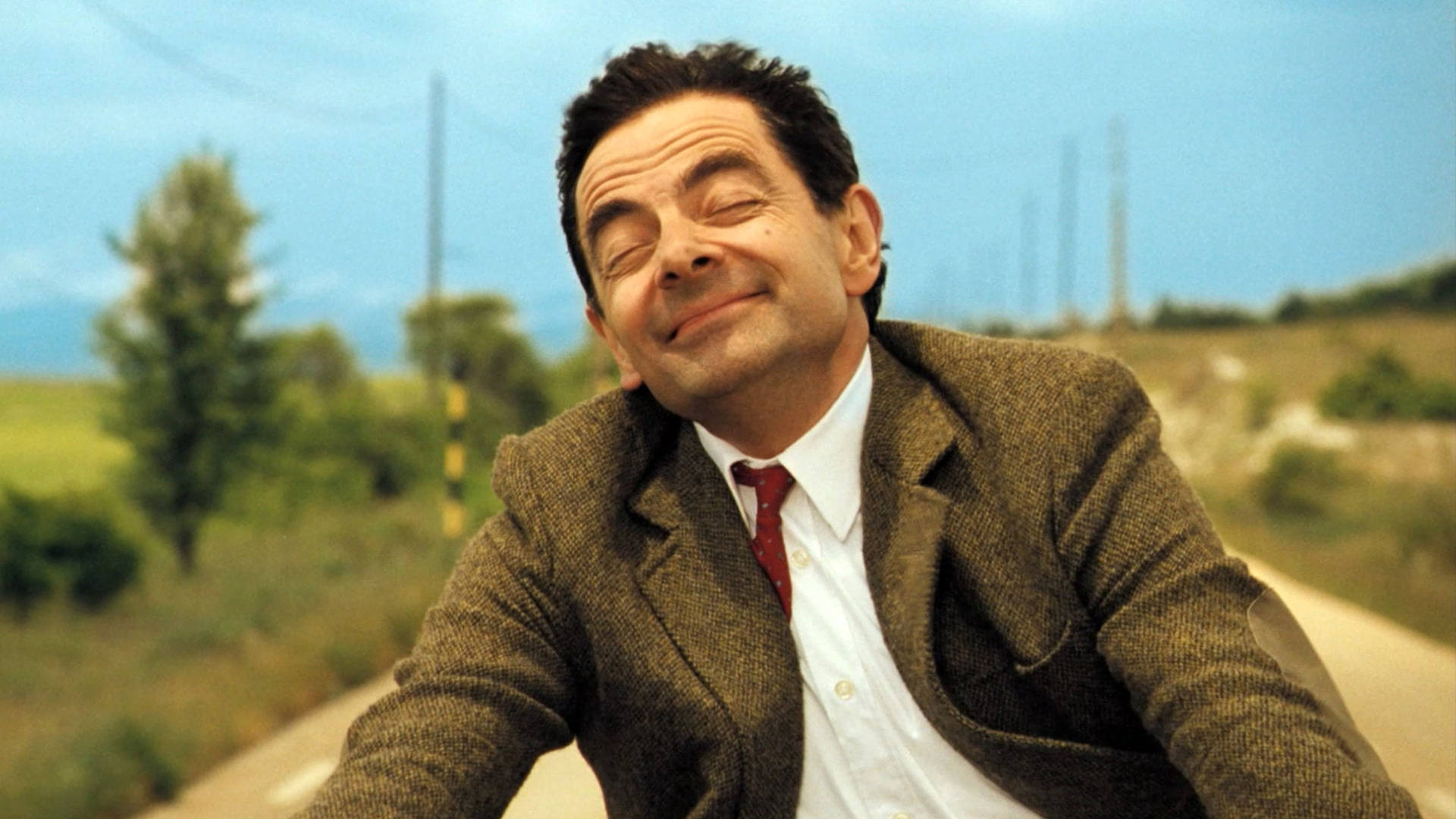 Happy Mr. Bean Movie Still Background