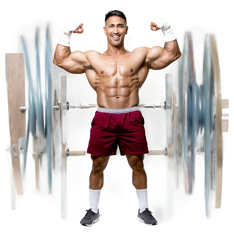 Happy Muscle Man Png Mcg92 PNG