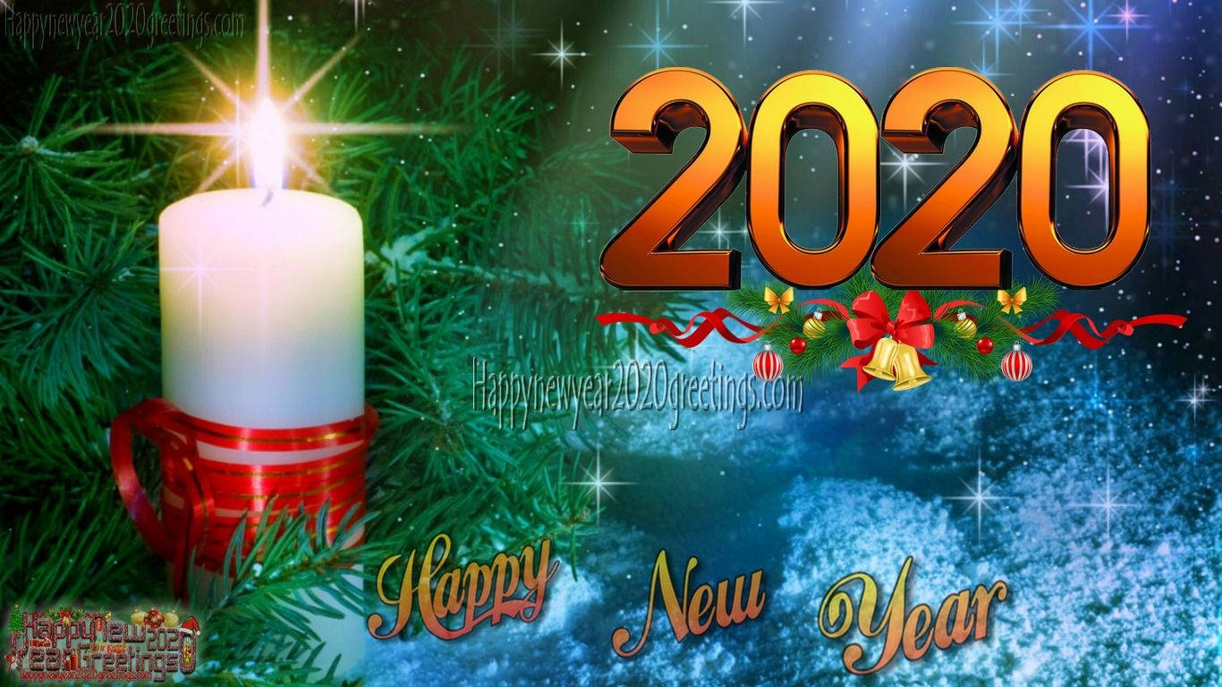Download Happy New Year 2020 Colourful Hd Wallpaper 4k Free ...