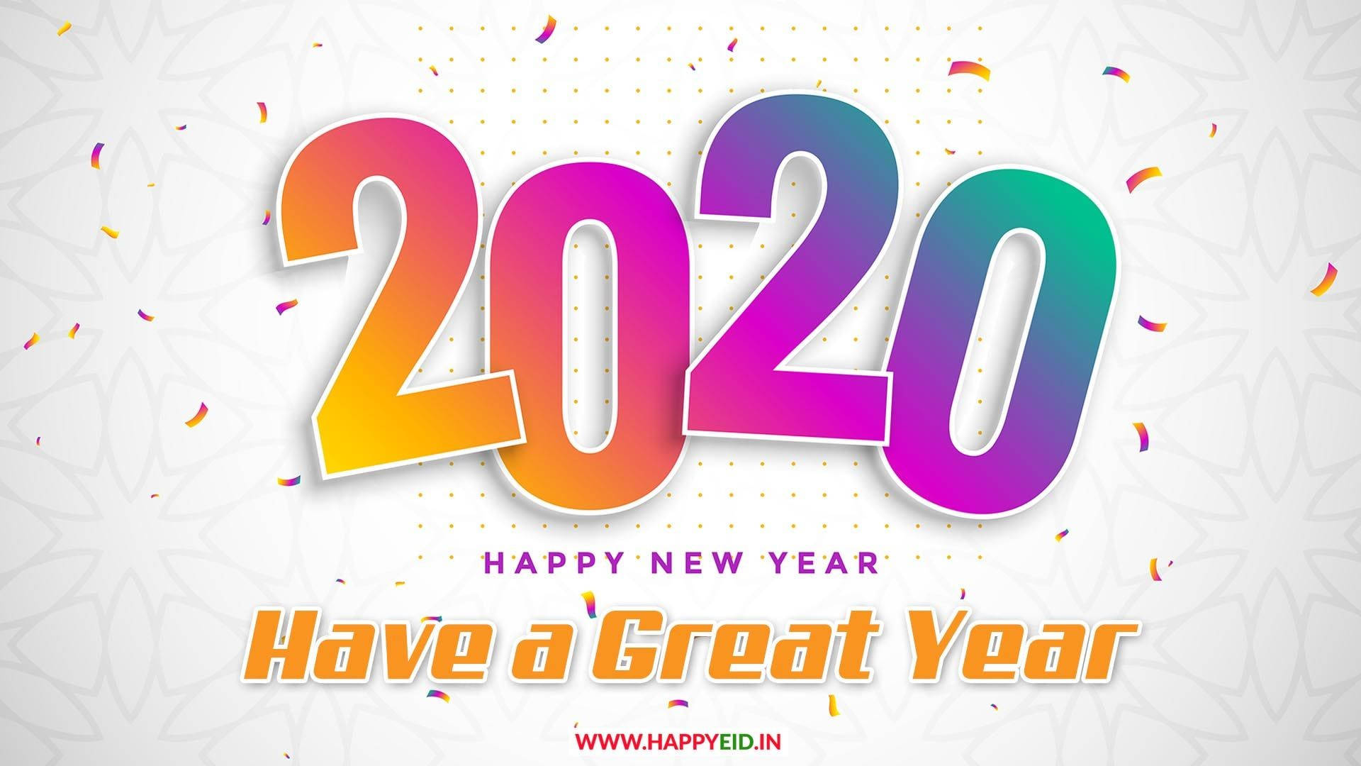 Wishing you a happy new year 2020! Wallpaper
