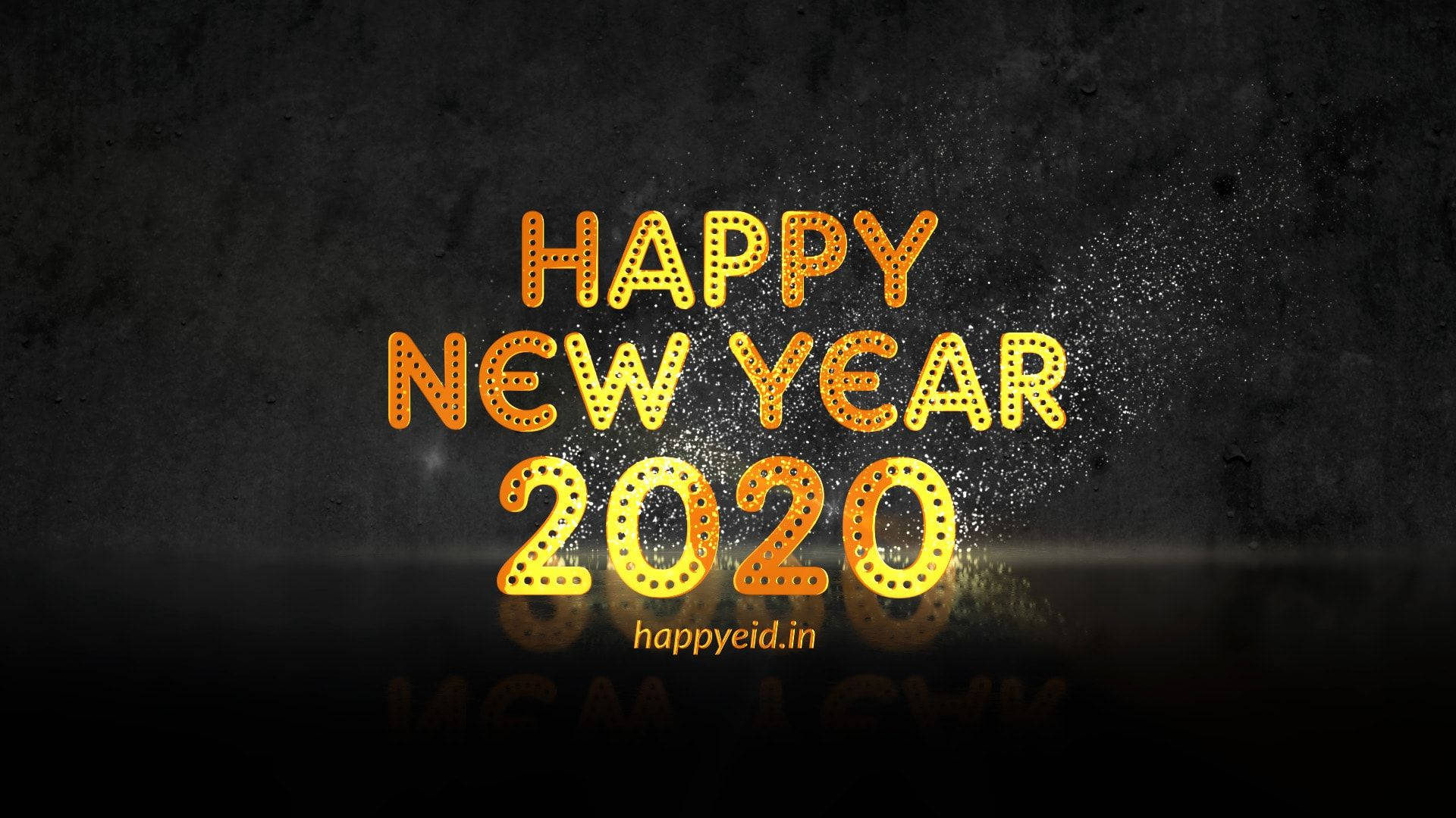 Happy New Year 2020, Wishing Everyone A Year Of Joy And Prosperity Wallpaper