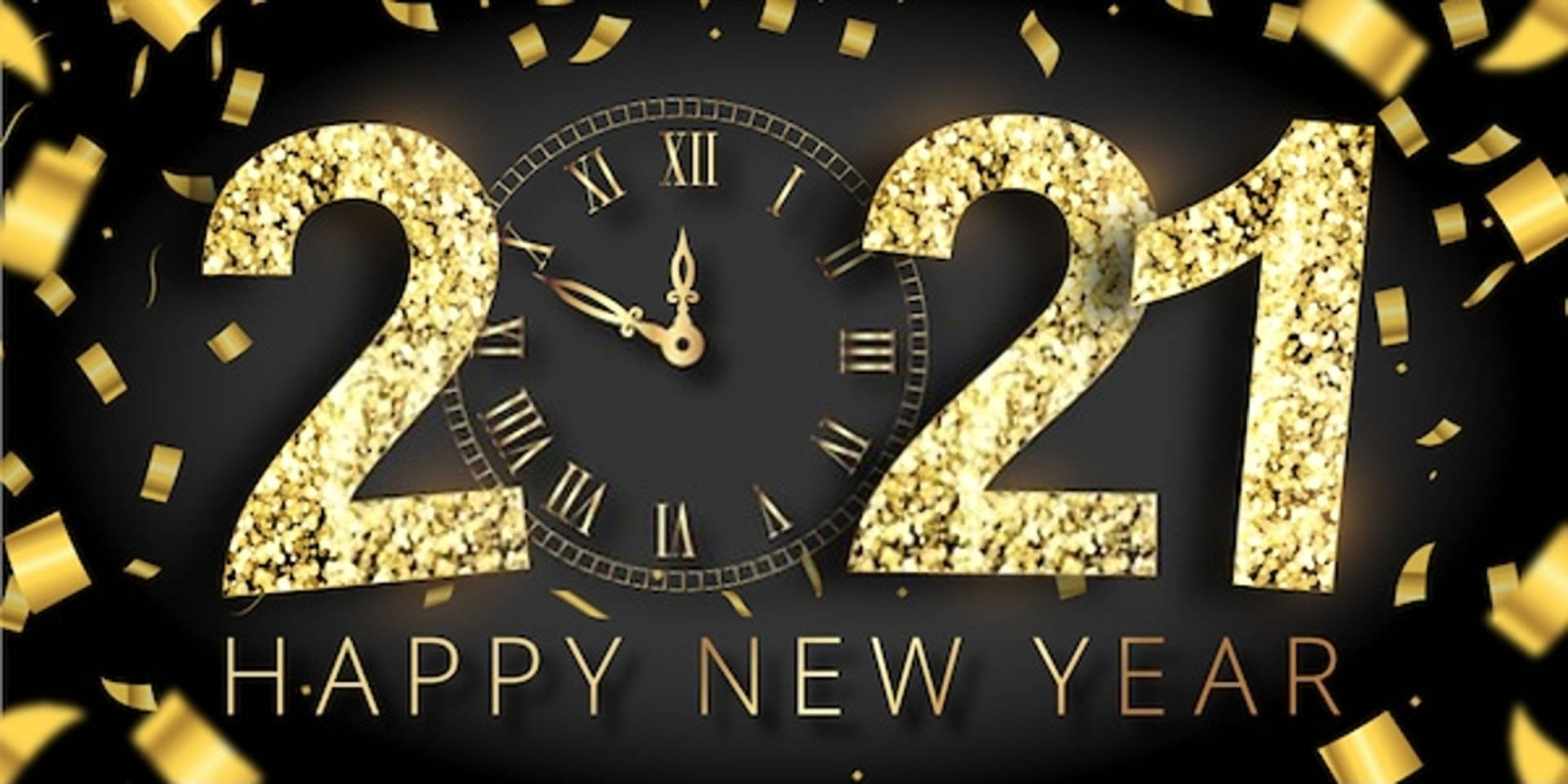Nytår 2021 Countdown Clock på rød glimmer. Wallpaper
