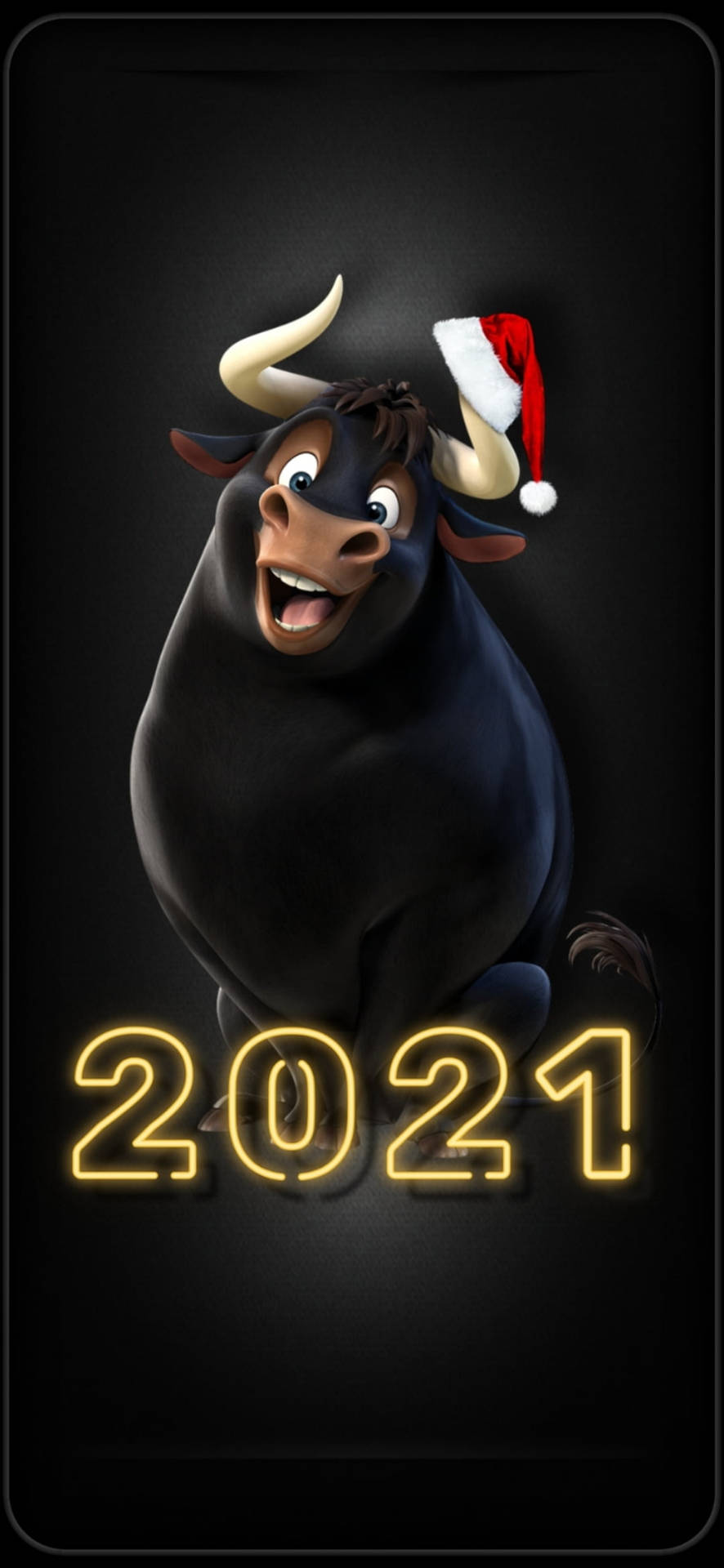 Gottnytt År 2021 Året Av Oxen. Wallpaper