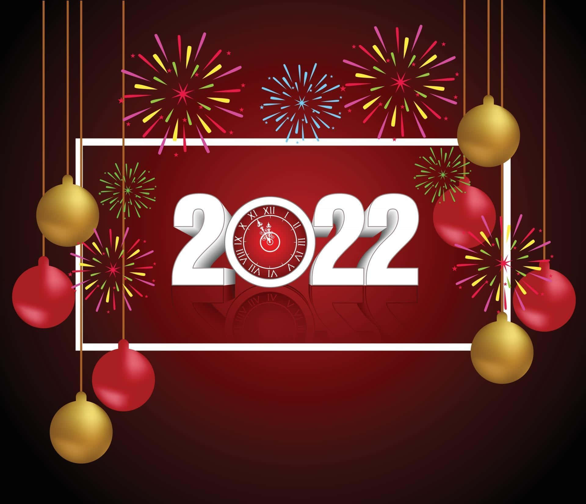 Download Celebrating the new year in 2022. | Wallpapers.com