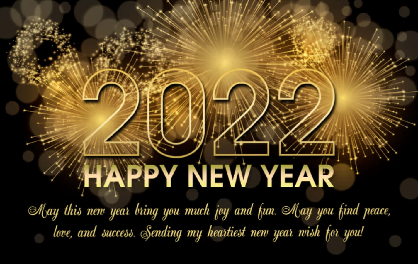 Fejrstarten På Et Helt Nyt År Sammen Med Dem, Du Holder Af. Godt Nytår 2022!