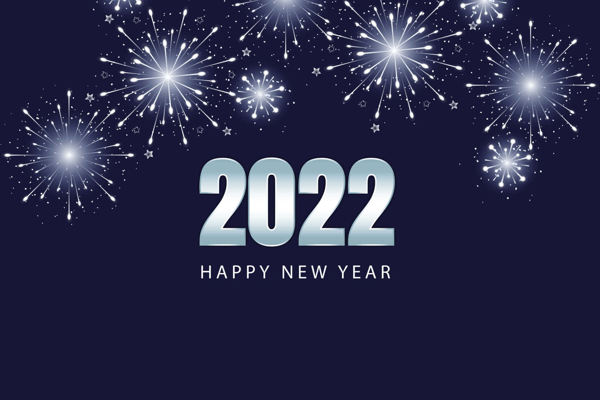 Feliceanno Nuovo 2020 Con Fuochi D'artificio Su Uno Sfondo Scuro.