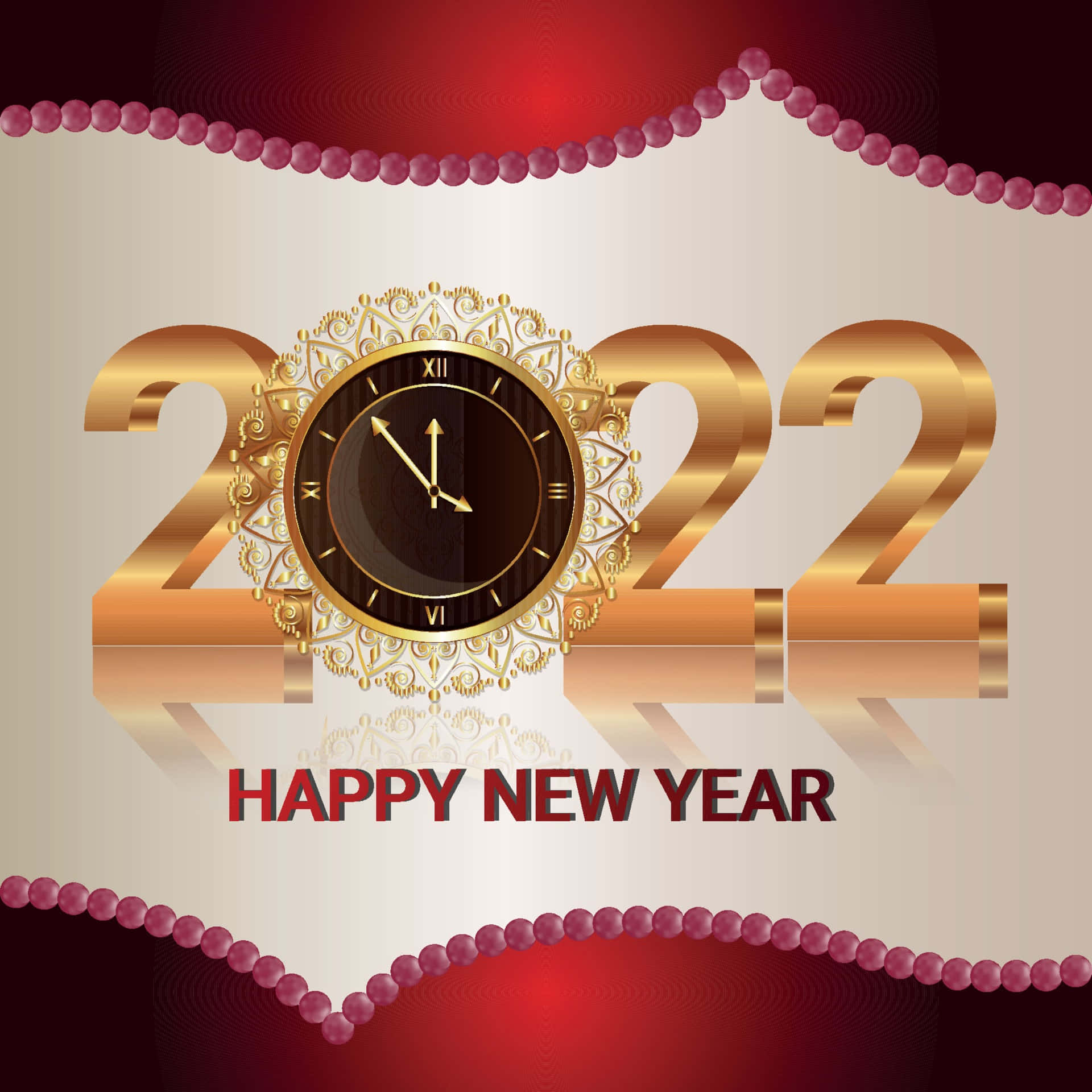 Nytårsfestlighedernebegynder Med Et Glædeligt 2022!