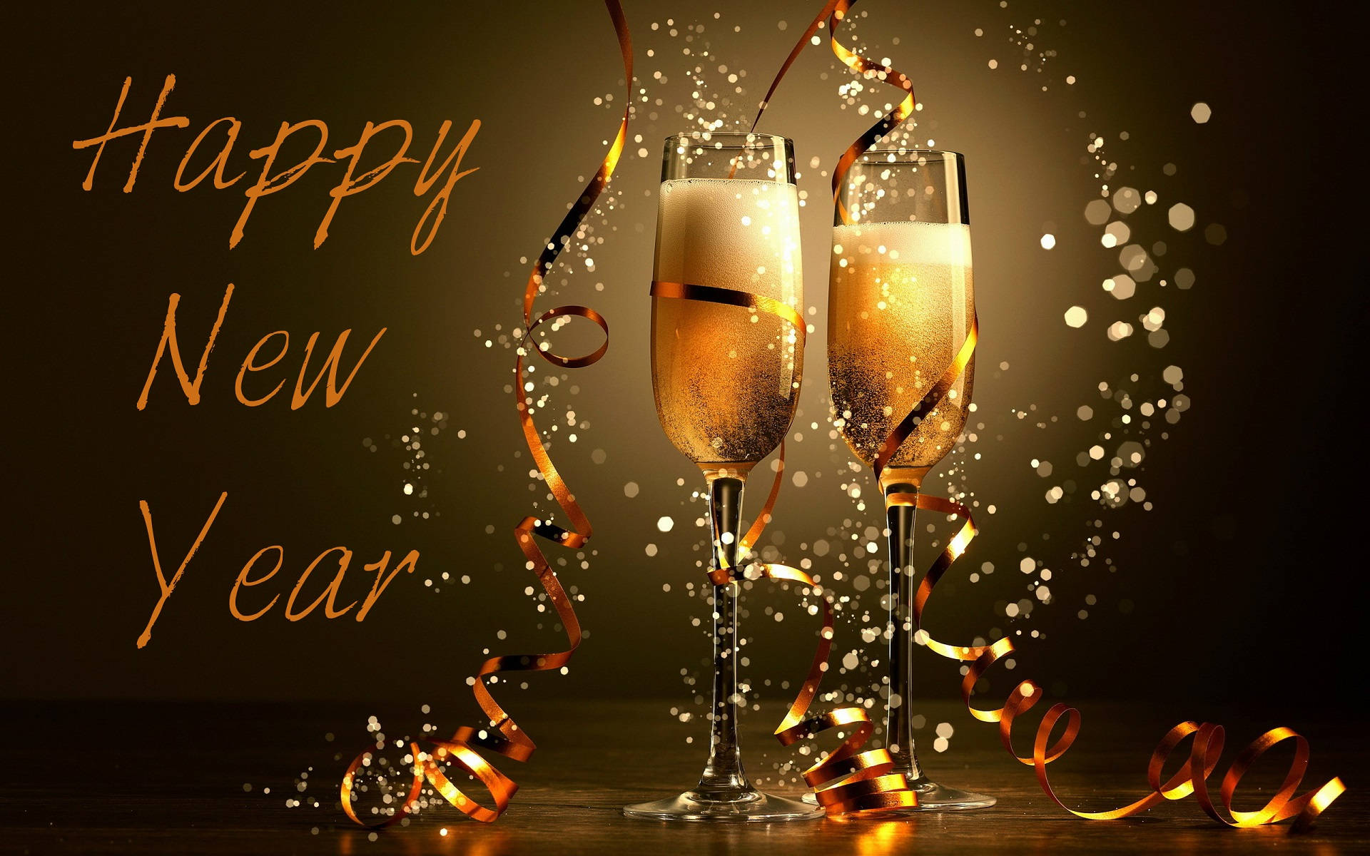 Happy New Year Drink Celebration