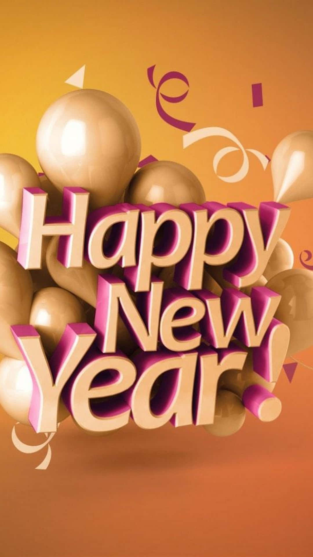 Byd det nye år velkommen med din iPhone! Wallpaper
